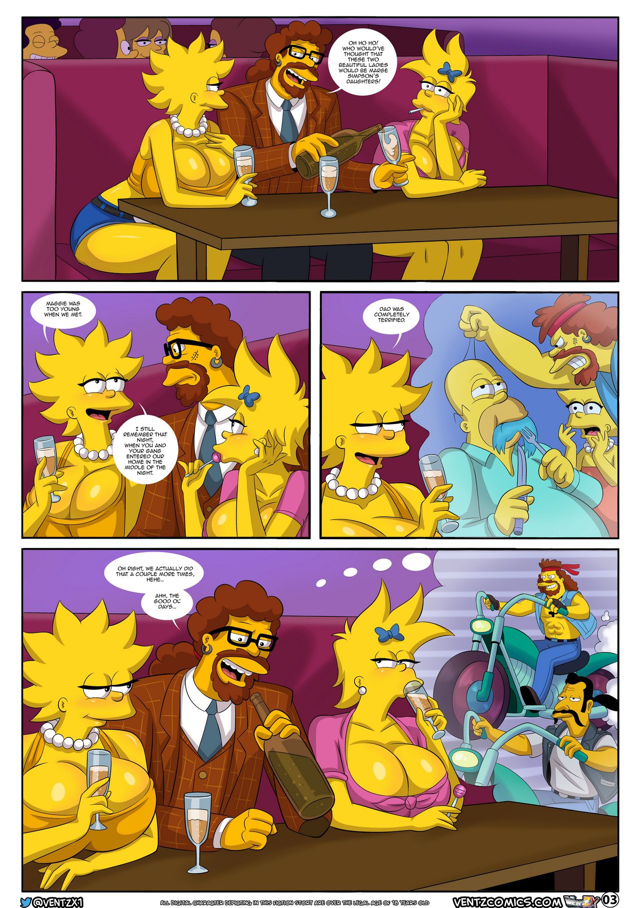 Sexy Sleep Walking (The Simpsons) [KogeiKun] 3 . Sexy Sleep Walking - Chapter 3 (The Simpsons) [KogeiKun] – page 4