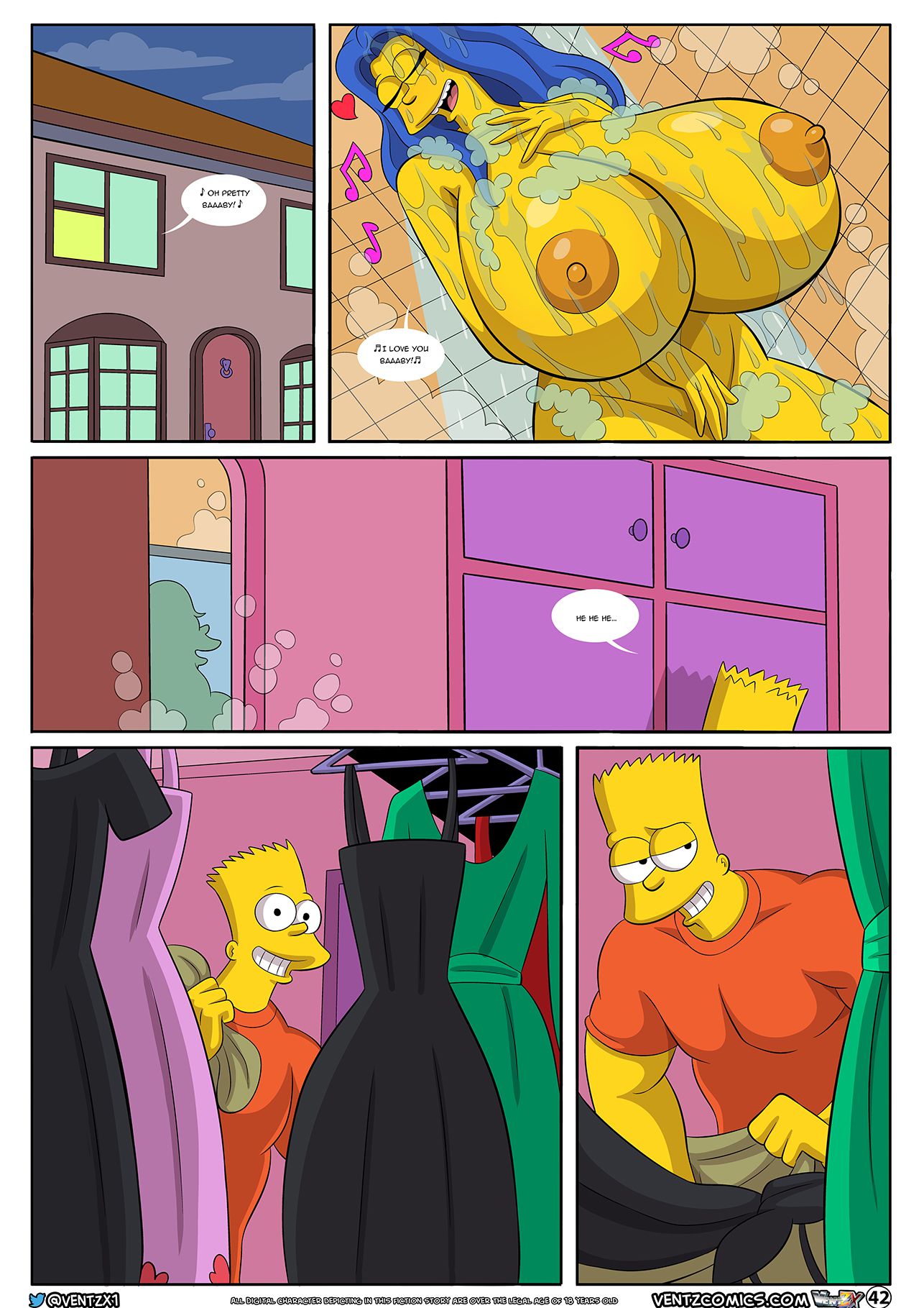 Sexy Sleep Walking (The Simpsons) [KogeiKun] 3 . Sexy Sleep Walking - Chapter 3 (The Simpsons) [KogeiKun] – page 42