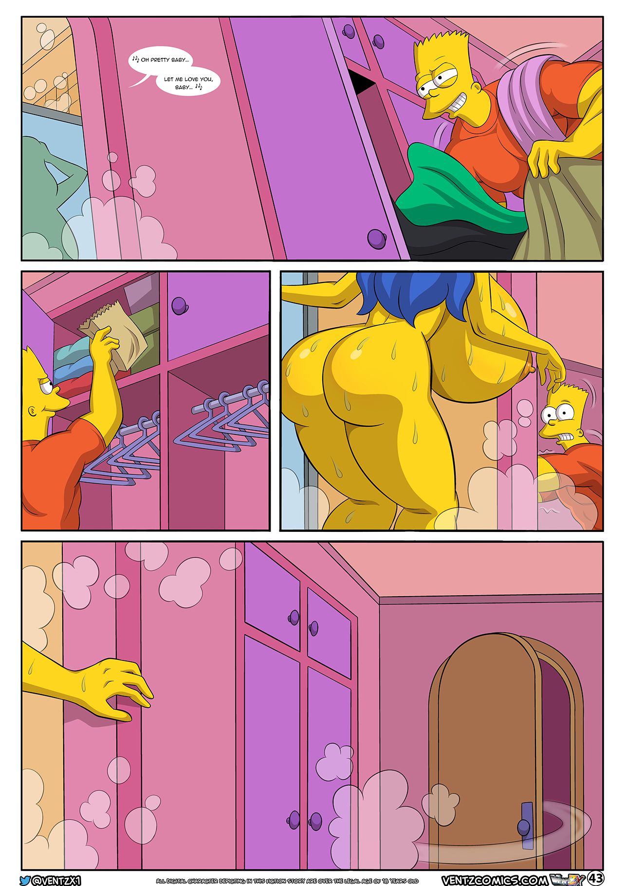 Sexy Sleep Walking (The Simpsons) [KogeiKun] 3 . Sexy Sleep Walking - Chapter 3 (The Simpsons) [KogeiKun] – page 43