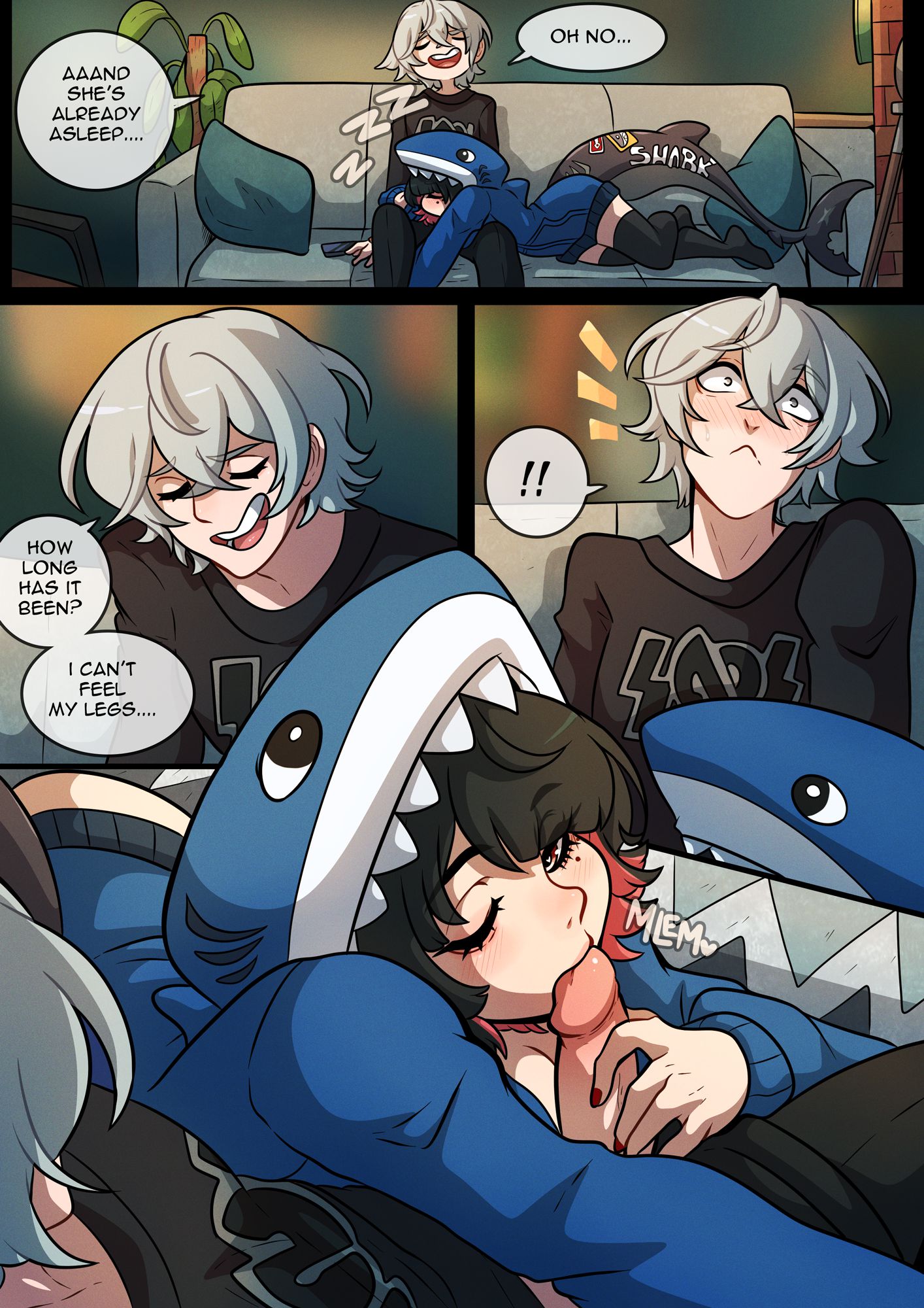 Shark Signals (Zenless Zone Zero) [Kinkymation] 1 . Shark Signals - Chapter 1 (Zenless Zone Zero) [Kinkymation] – page 4
