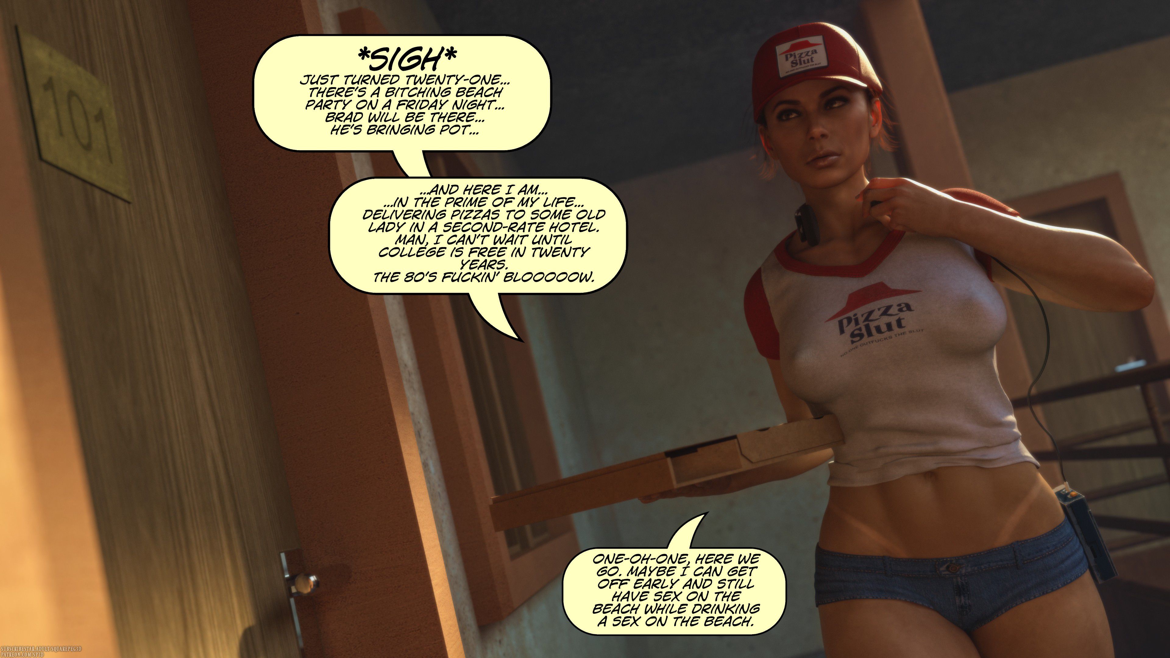 Mini-Comics [SquarePeg3D] 30 Minutes or Less - [SquarePeg3D] – page 1
