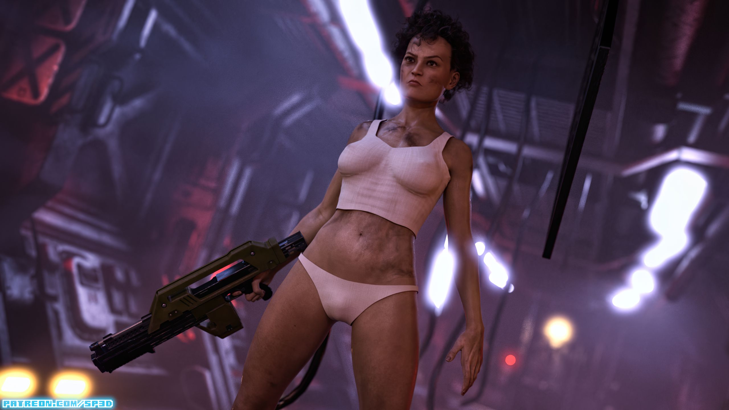 Mini-Comics [SquarePeg3D] Futa Alien vs Predator - [SquarePeg3D] – page 8