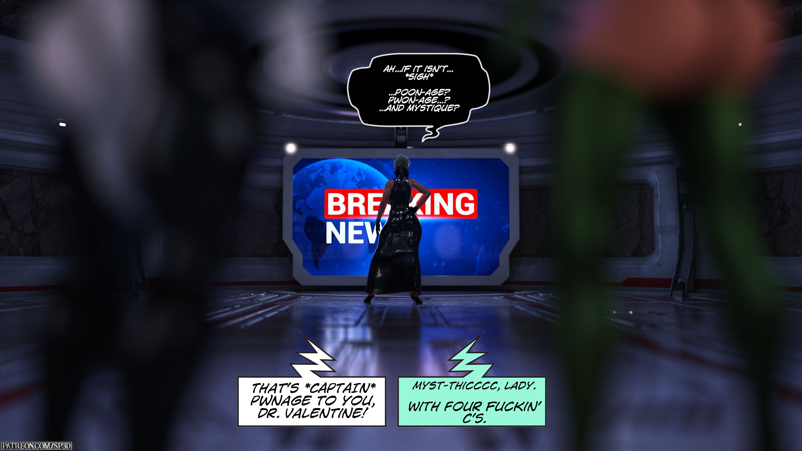 Mini-Comics [SquarePeg3D] Dicked And Dastardly - [SquarePeg3D] – page 1