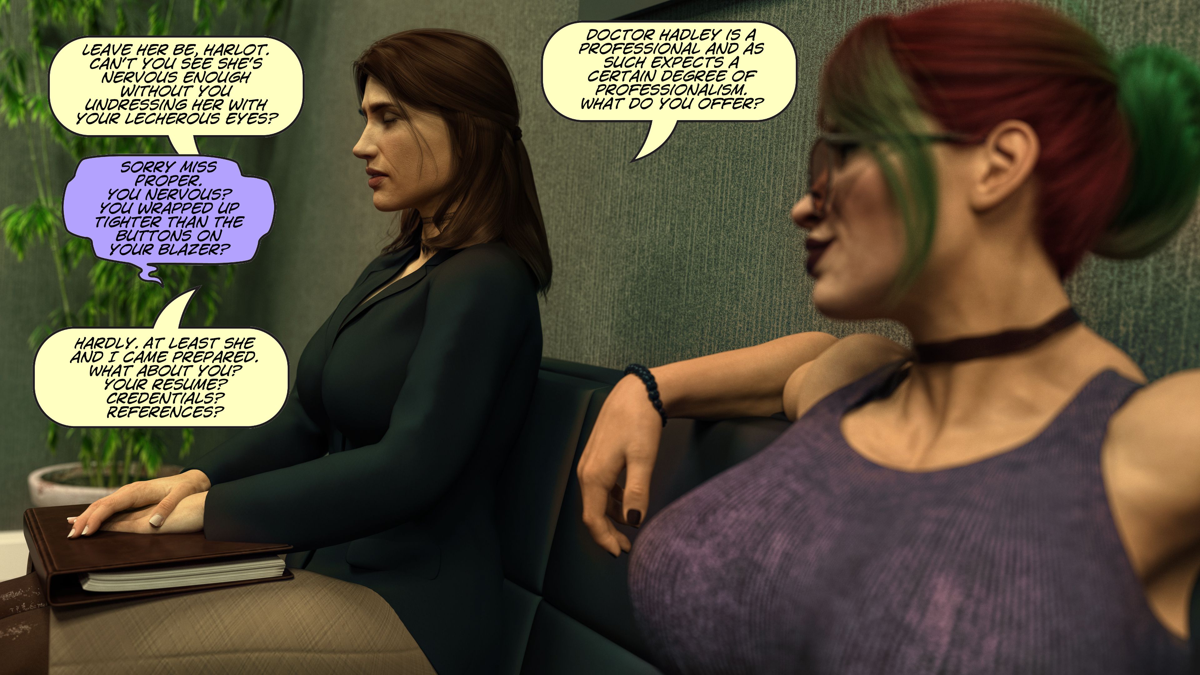 Applying Oneself [SquarePeg3D] 1 . Applying Oneself - Chapter 1 [SquarePeg3D] – page 2