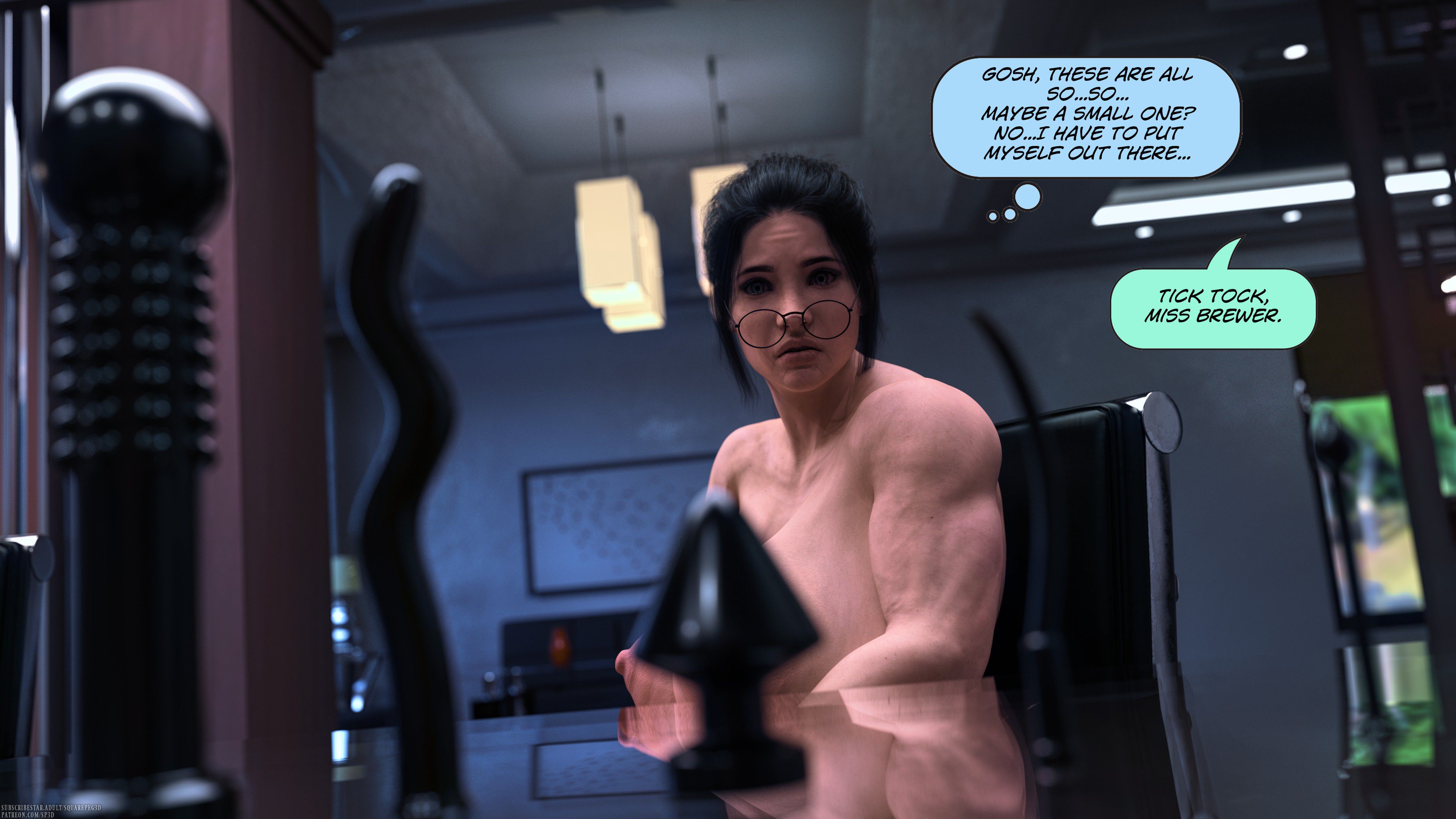Applying Oneself [SquarePeg3D] 1 . Applying Oneself - Chapter 1 [SquarePeg3D] – page 33