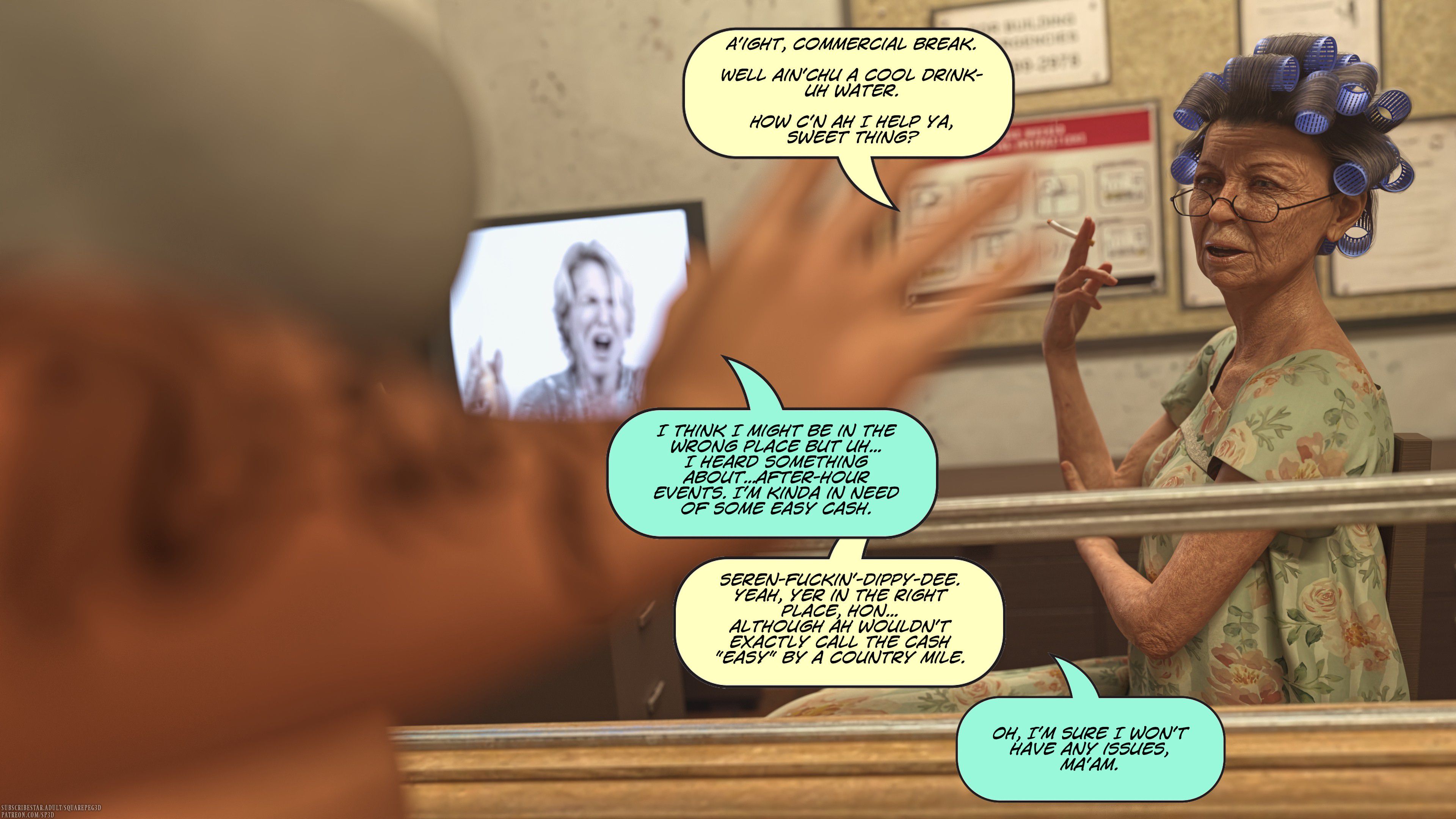 The Wash [SquarePeg3D] 1 . The Wash - Chapter 1 [SquarePeg3D] – page 6