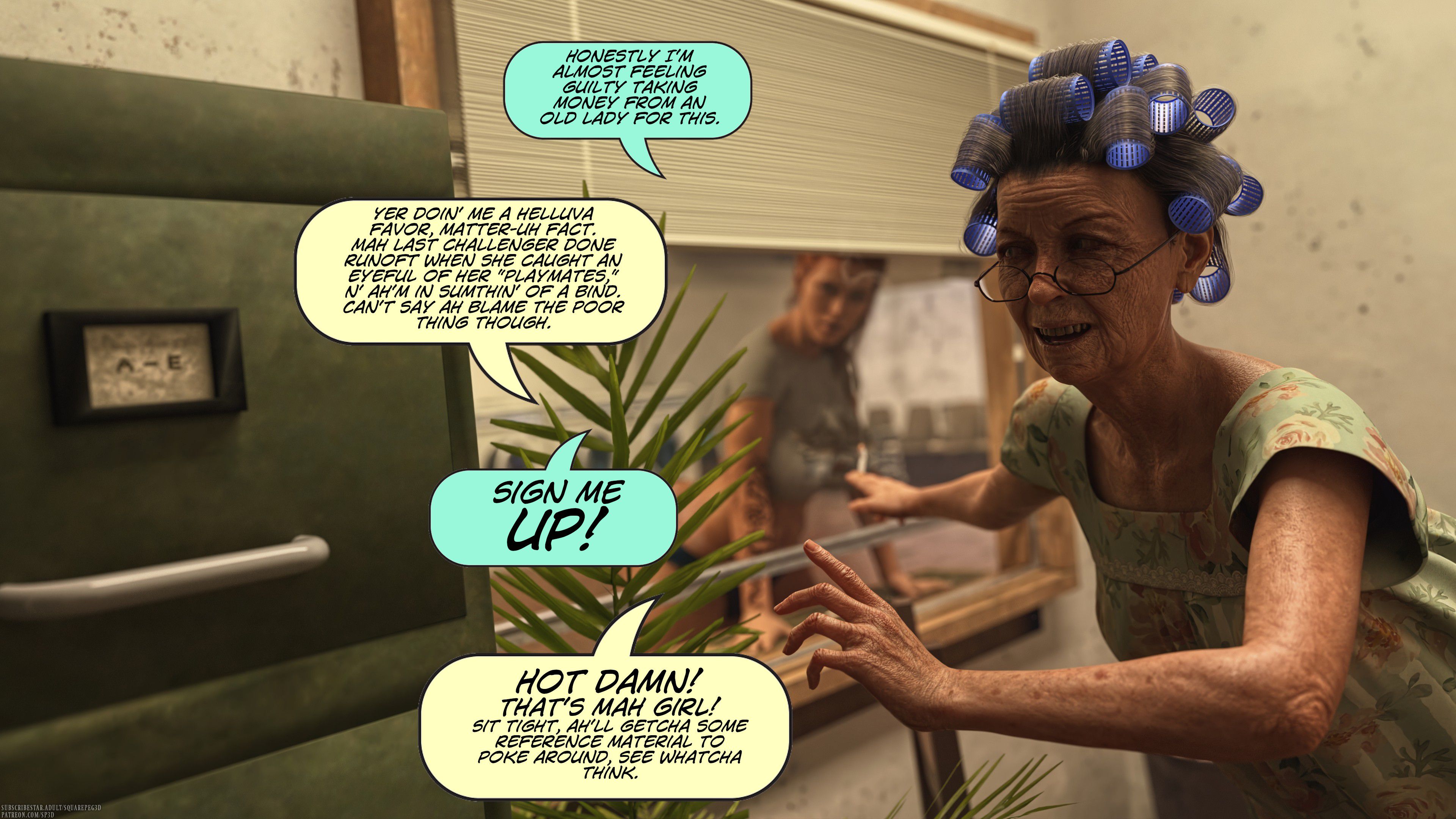 The Wash [SquarePeg3D] 1 . The Wash - Chapter 1 [SquarePeg3D] – page 8