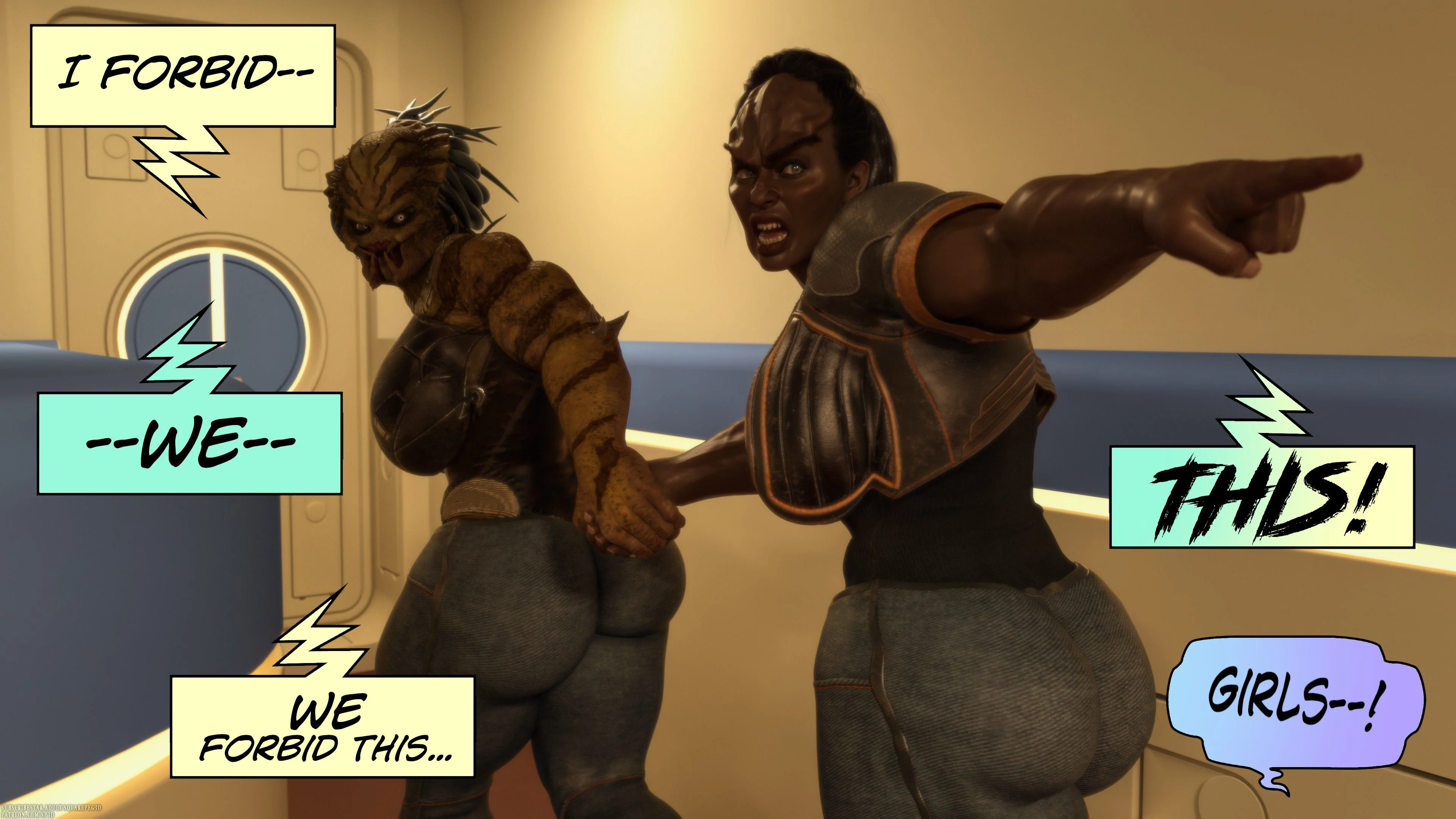 Unfair Game (Star Trek, Predator) [SquarePeg3D] 1 . Unfair Game - Chapter 1 (Star Trek, Predator) [SquarePeg3D] – page 104
