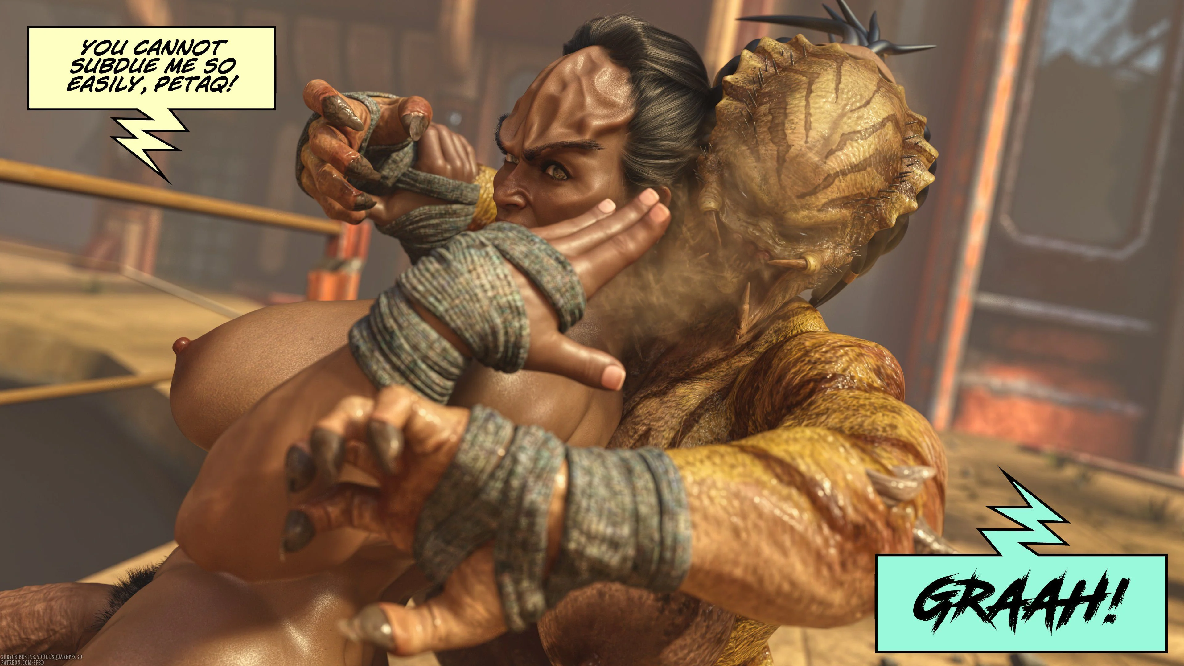 Unfair Game (Star Trek, Predator) [SquarePeg3D] 1 . Unfair Game - Chapter 1 (Star Trek, Predator) [SquarePeg3D] – page 16