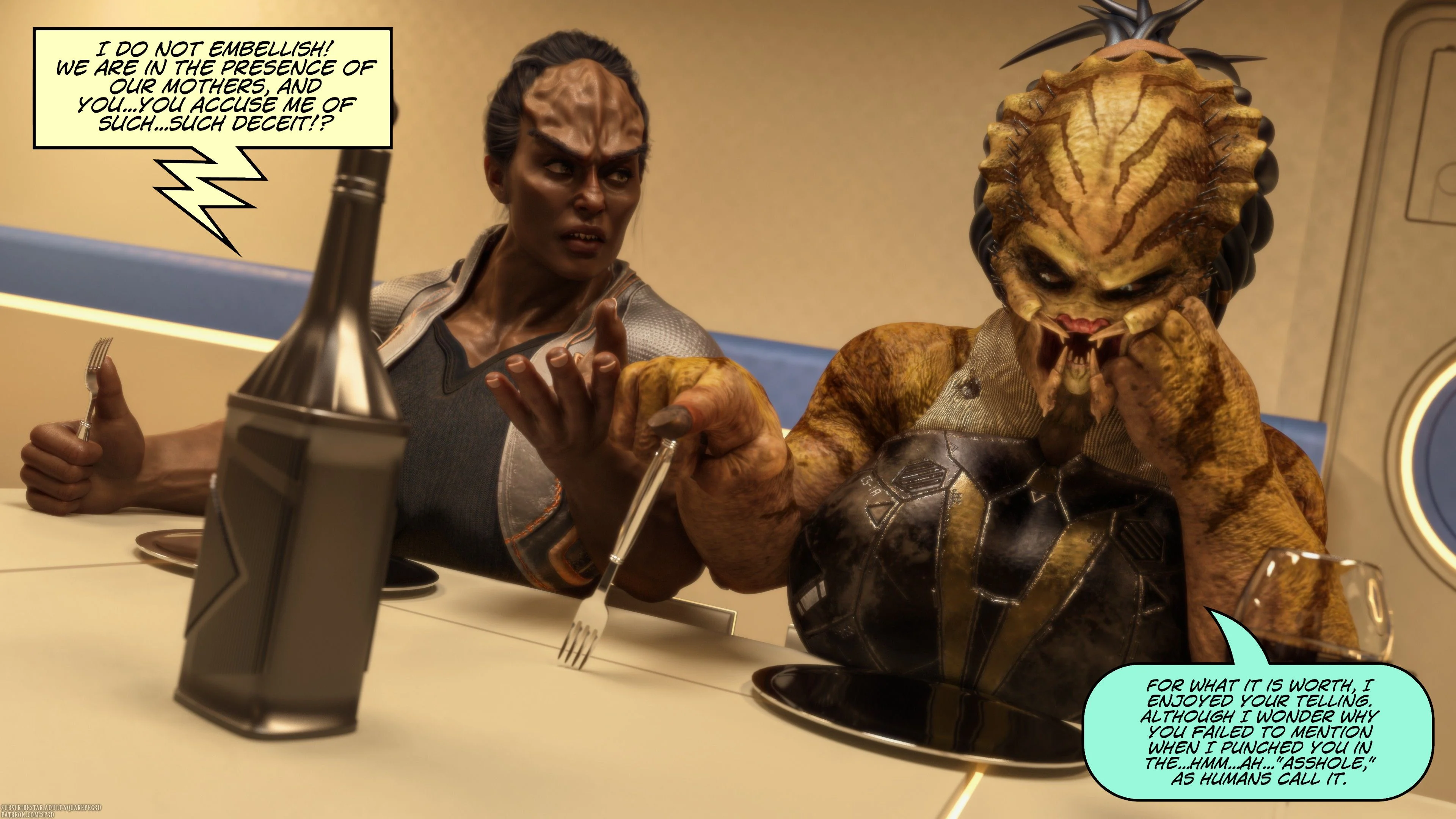 Unfair Game (Star Trek, Predator) [SquarePeg3D] 1 . Unfair Game - Chapter 1 (Star Trek, Predator) [SquarePeg3D] – page 98