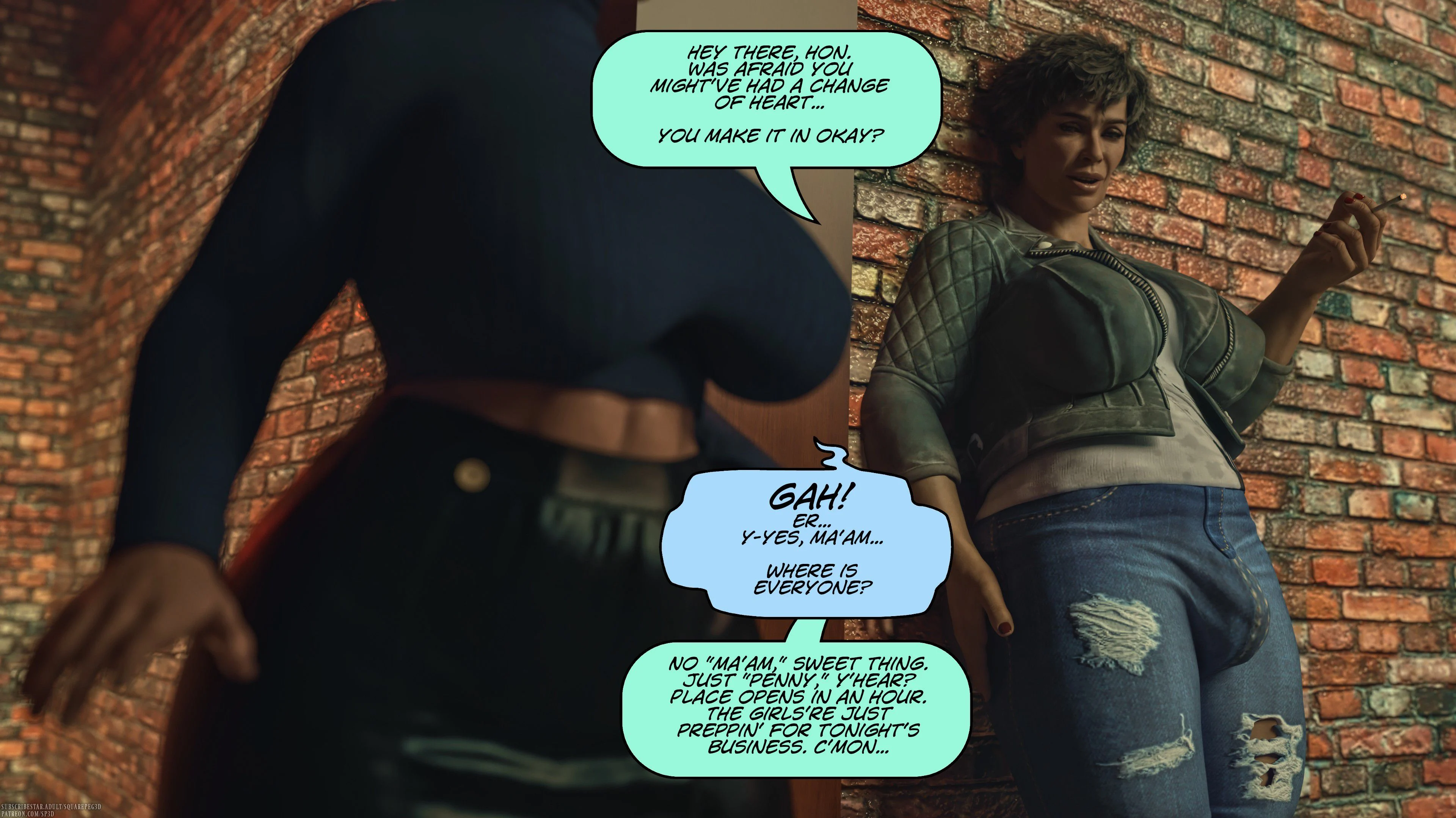 Penny For A Thot [SquarePeg3D] 1 . Penny For A Thot - Chapter 1 [SquarePeg3D] – page 17