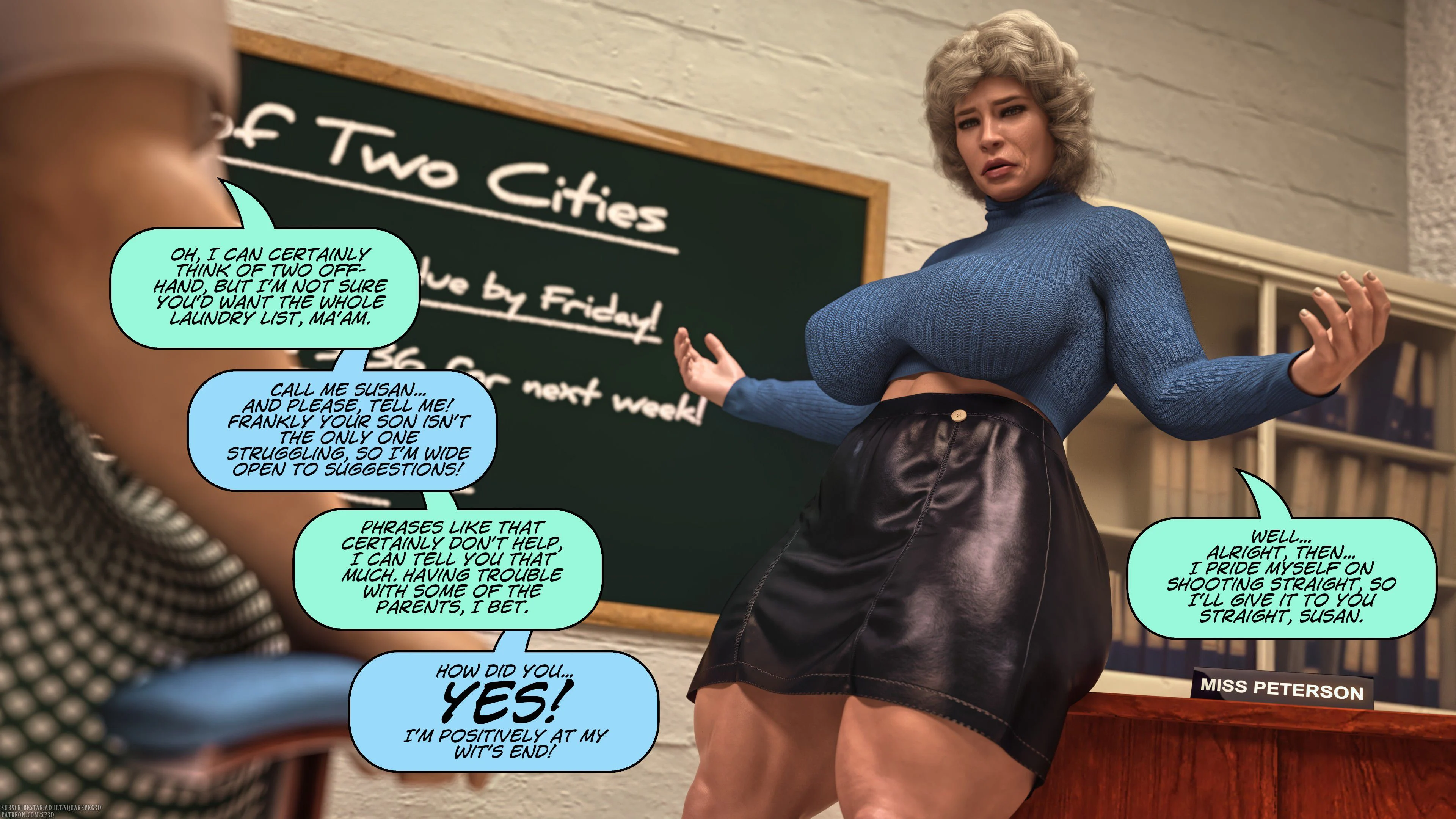 Penny For A Thot [SquarePeg3D] 1 . Penny For A Thot - Chapter 1 [SquarePeg3D] – page 2