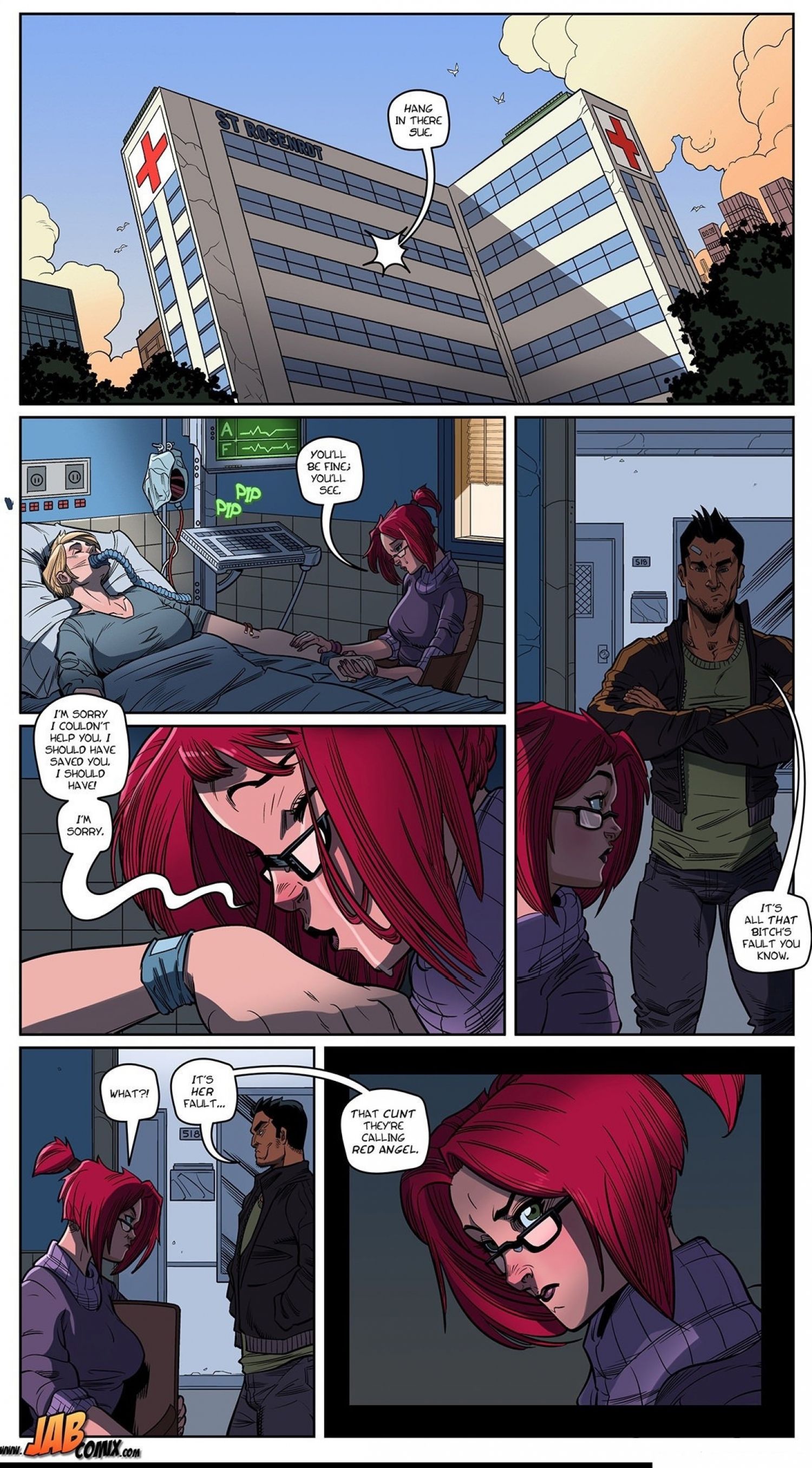 Red Angel [JABComix] 2 . Red Angel - Chapter 2 [JABComix] – page 8