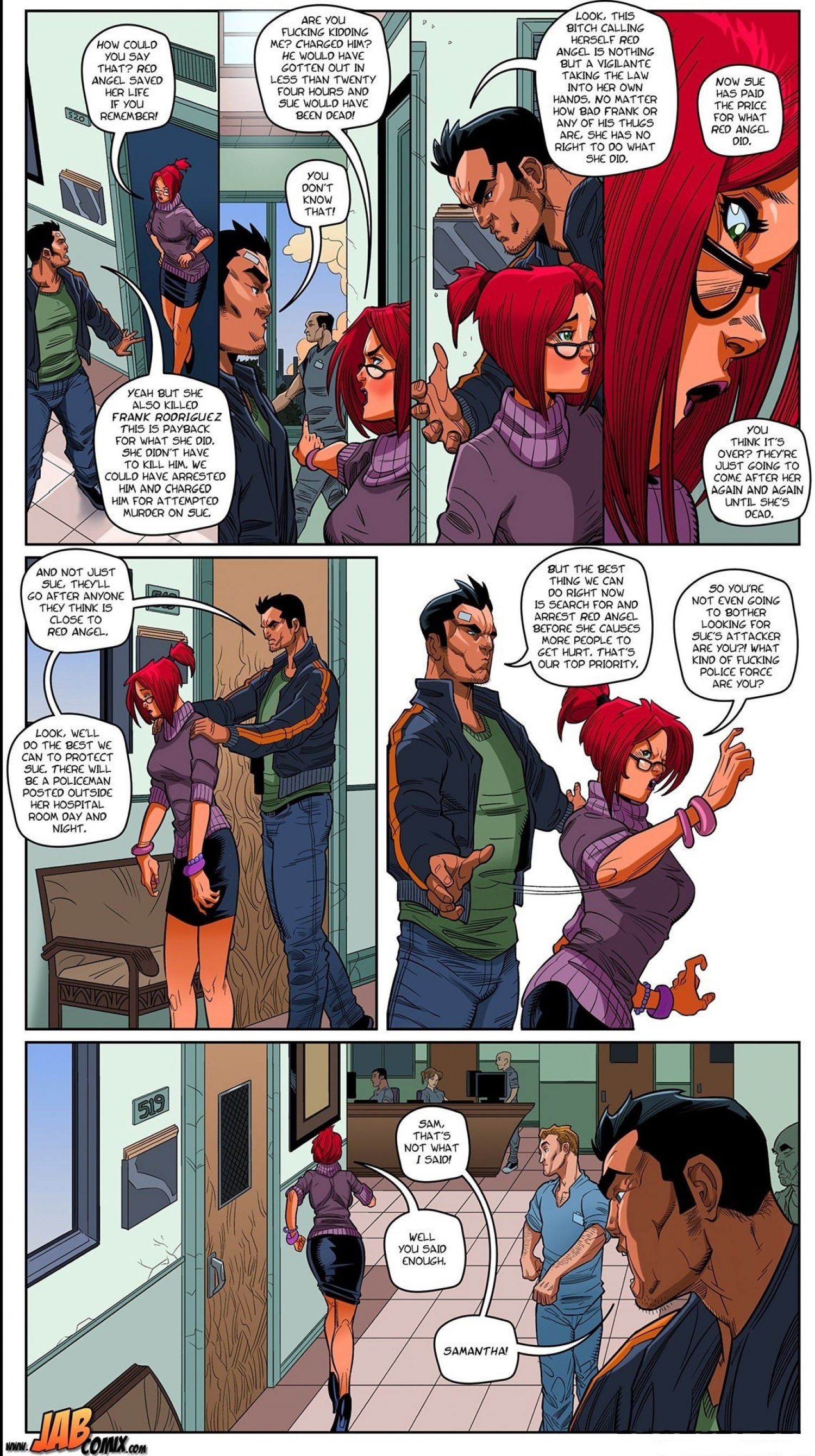 Red Angel [JABComix] 2 . Red Angel - Chapter 2 [JABComix] – page 9