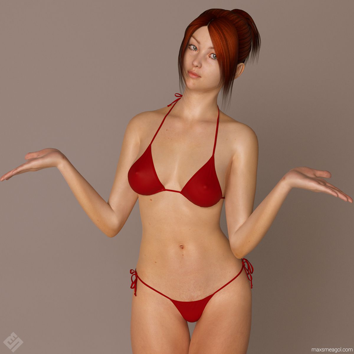 Artworks [MaxSmeagol] Red Bikini - [MaxSmeagol] – page 3