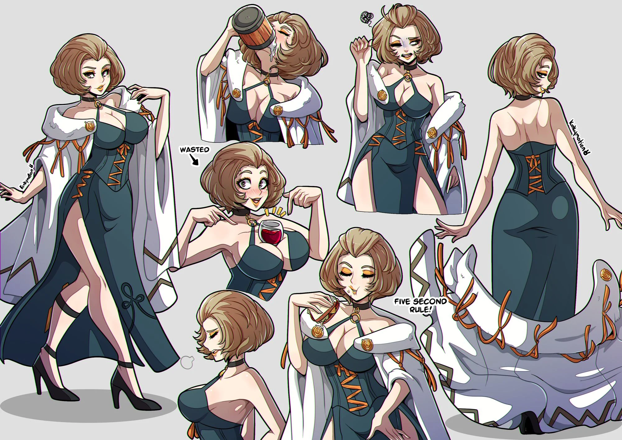 Artworks and Misc Image Sets [Kinkymation] Reference Sheets - [Kinkymation] – page 39
