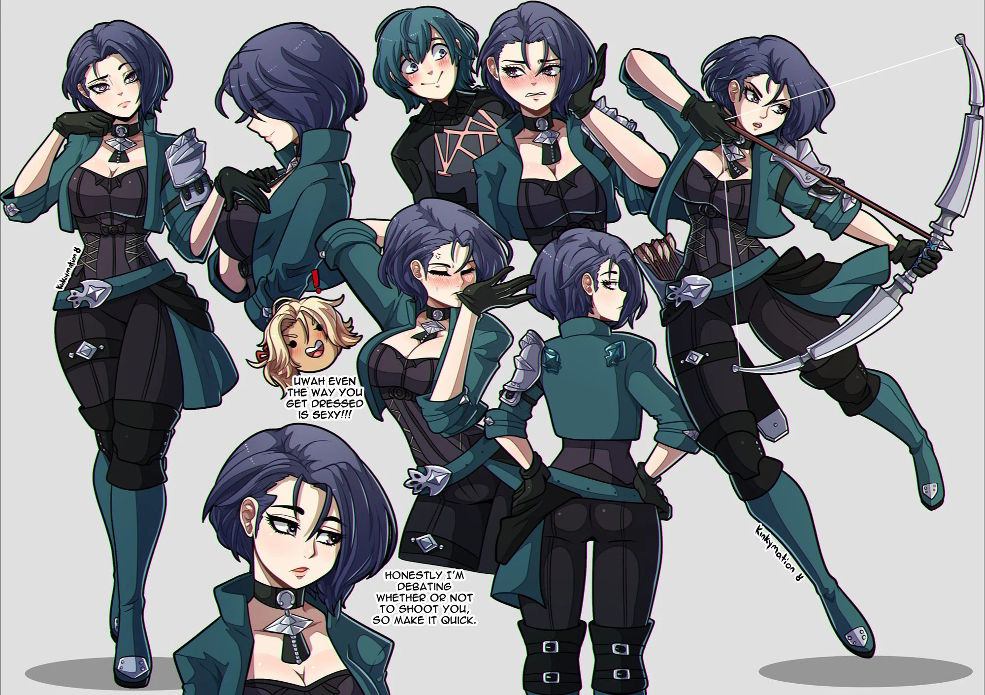 Artworks and Misc Image Sets [Kinkymation] Reference Sheets - [Kinkymation] – page 40