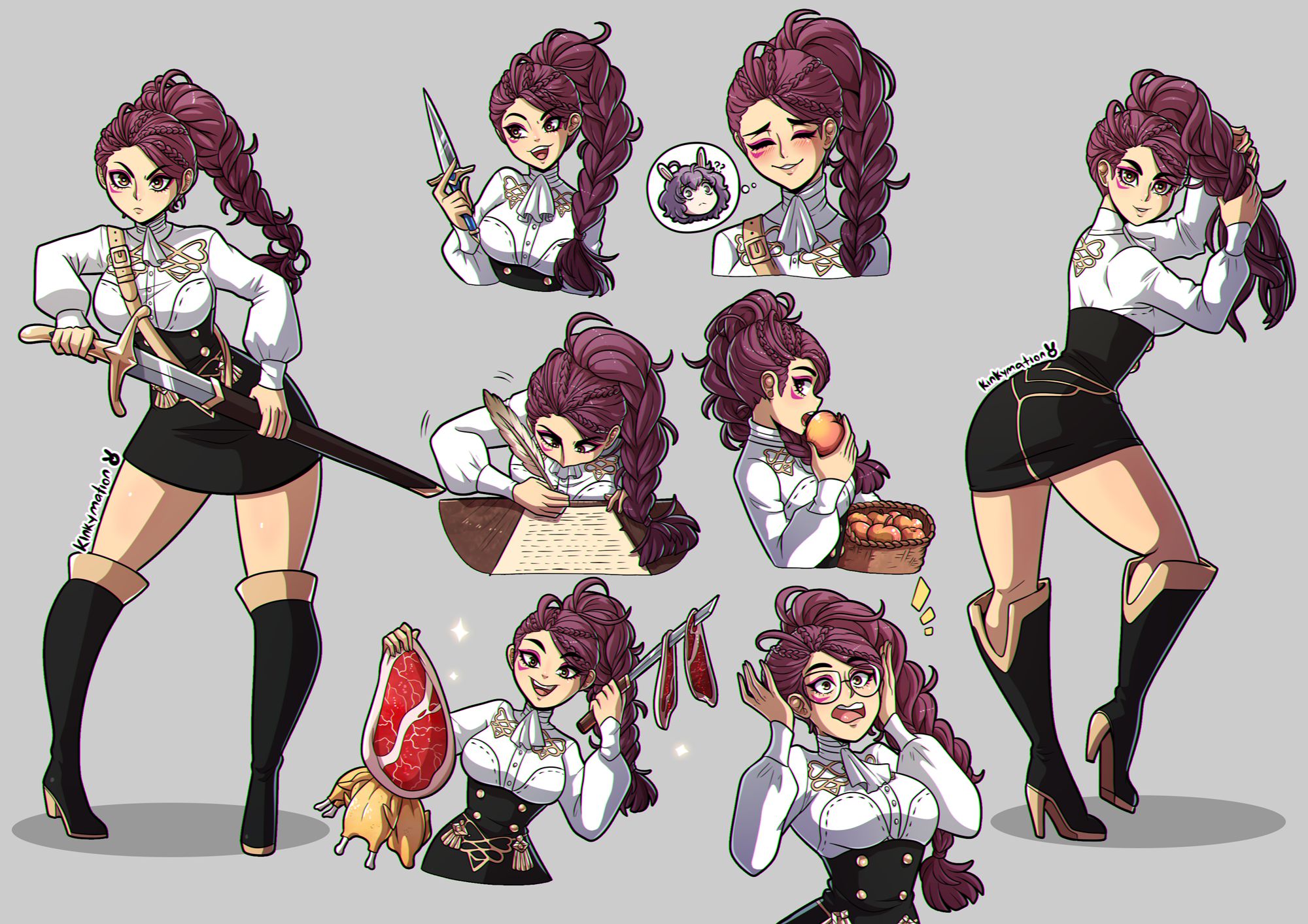 Artworks and Misc Image Sets [Kinkymation] Reference Sheets - [Kinkymation] – page 44