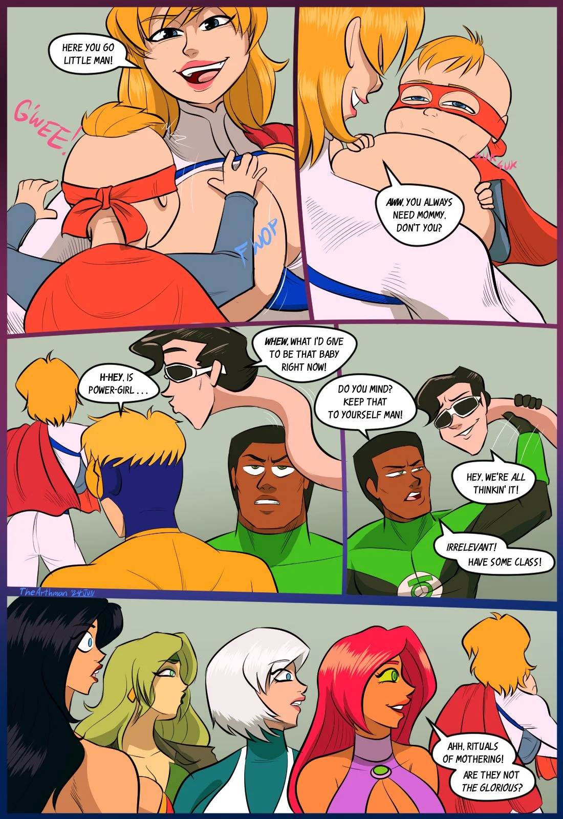 Power-Play (Justice League) [The Arthman] 1 . Power-Play - Chapter 1 (Justice League) [The Arthman] – page 17