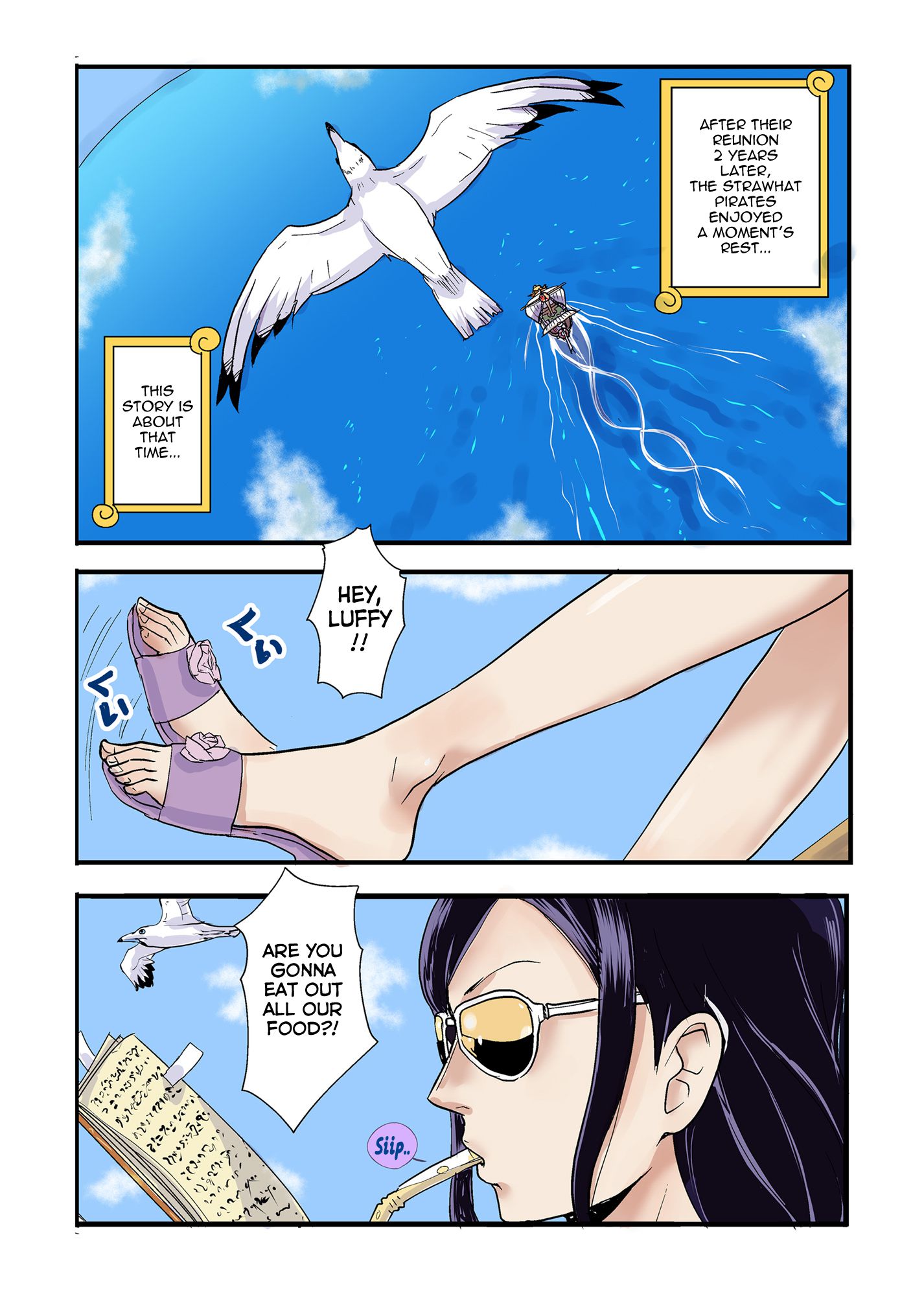 Chop Stick (One Piece) [Kakutou Oukoku] 1 . Chop Stick - Chapter 1 (One Piece) [Kakutou Oukoku] – page 4