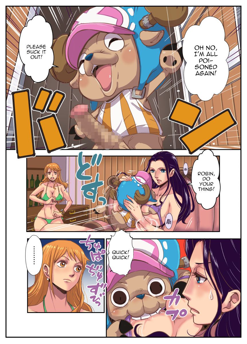 Chop Stick (One Piece) [Kakutou Oukoku] 2 . Chop Stick - Chapter 2 (One Piece) [Kakutou Oukoku] – page 7
