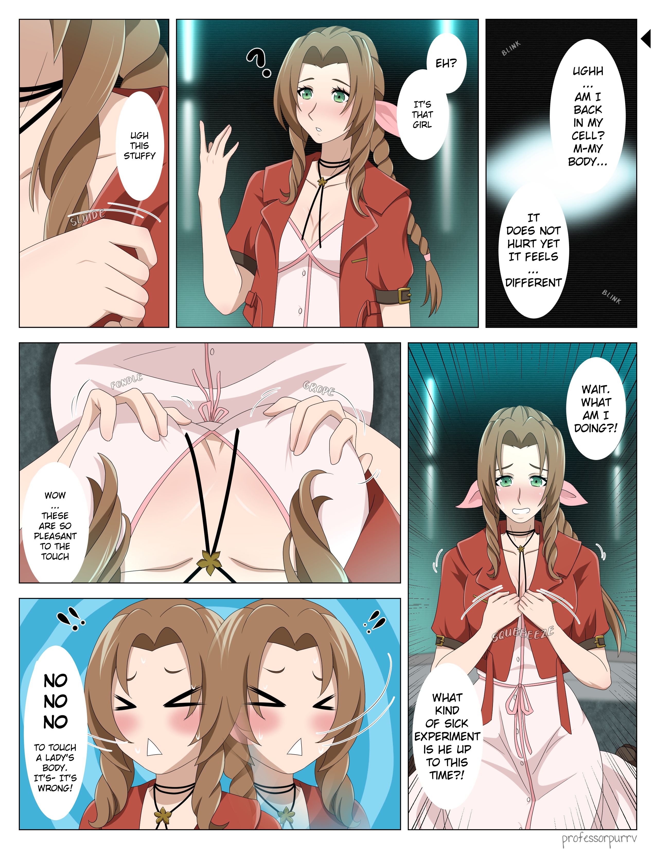 Aerith in Red (Final Fantasy VII) [TSFSingularity , ProfessorPurrv] 1 . Aerith in Red - Chapter 1 (Final Fantasy VII) [TSFSingularity , ProfessorPurrv] – page 2
