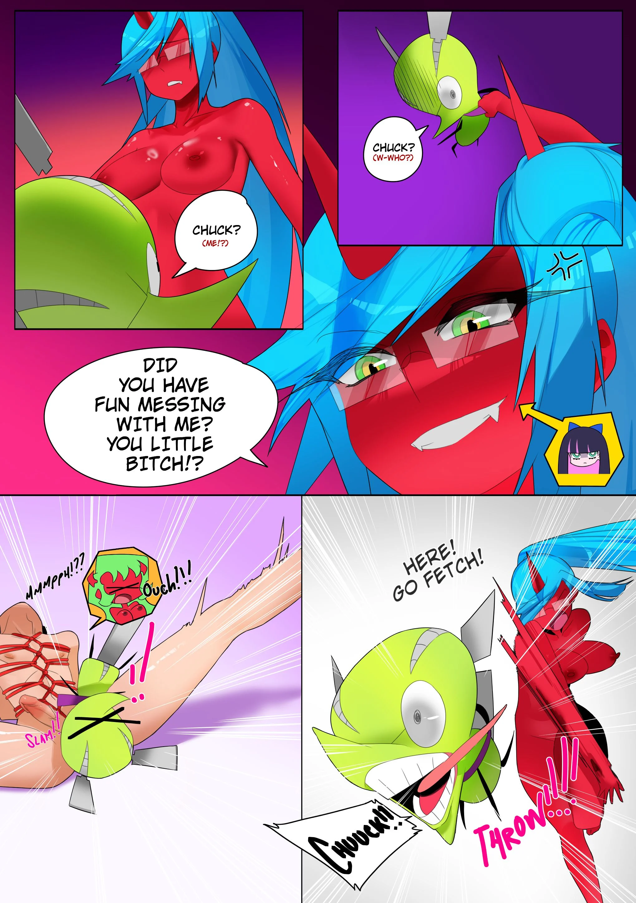 Panty &amp; Swaping! (Panty And Stocking With Garterbelt) [TSFSingularity] 2 . Panty & Swaping! - Chapter 2 (Panty And Stocking With Garterbelt) [TSFSingularity] – page 9