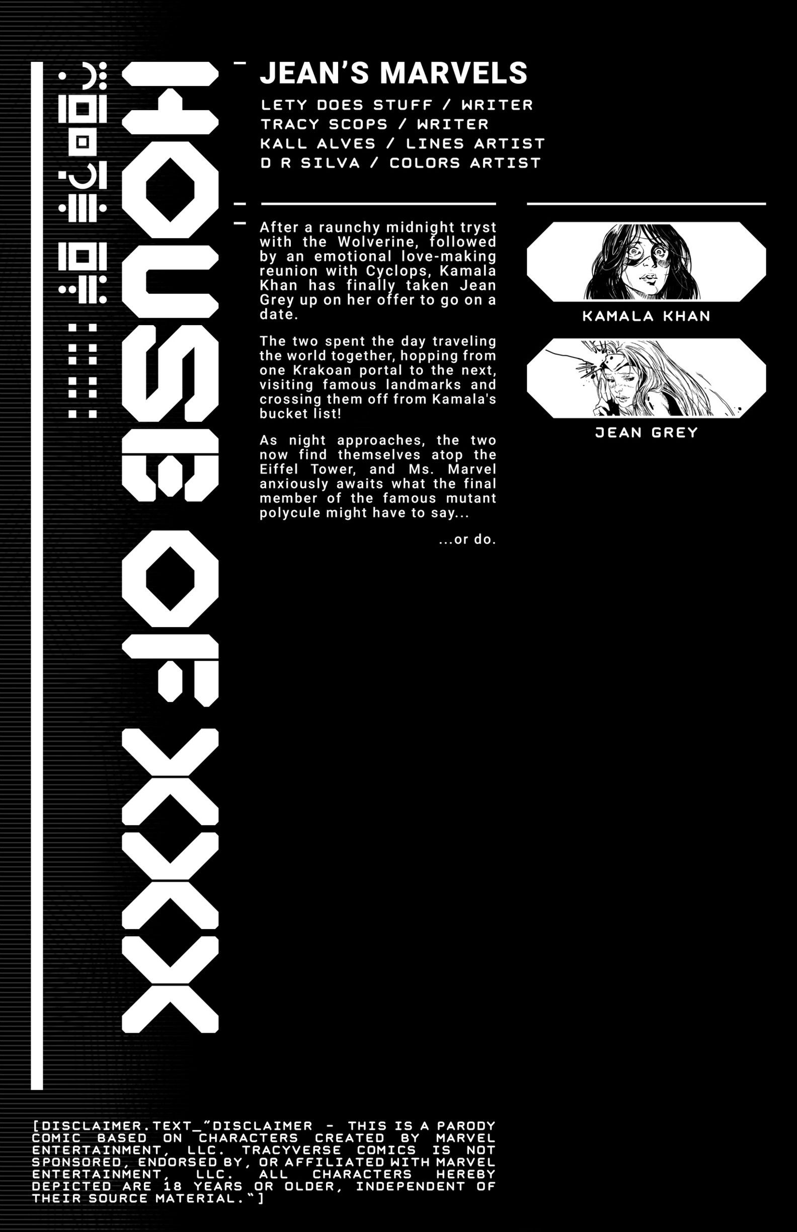 House Of XXX – Jean’s Marvels (X-Men) [Tracy Scops] 1 . House Of XXX - Jean's Marvels - Chapter 1 (X-Men) [Tracy Scops] – page 2