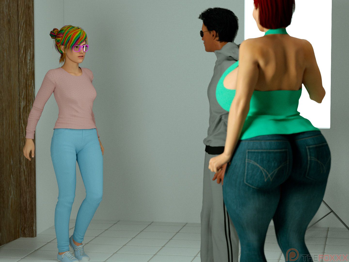 Extra Renderings [The FOXXX] UNEXPECTED JOB OPPORTUNITY I – page 10