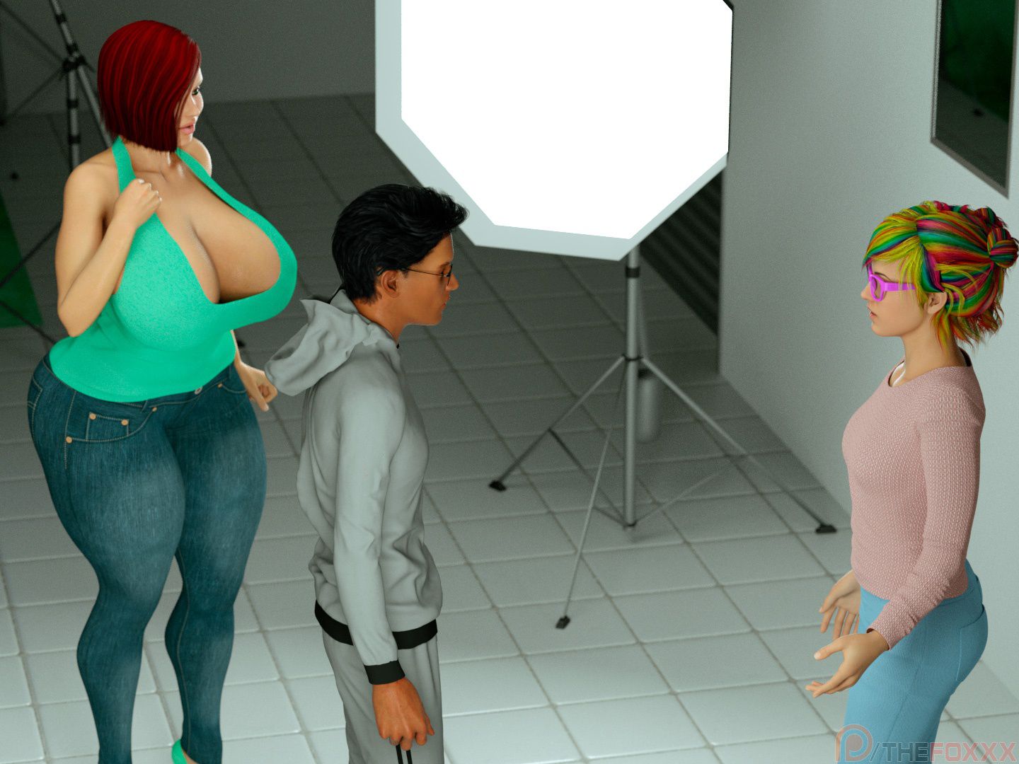 Extra Renderings [The FOXXX] UNEXPECTED JOB OPPORTUNITY I – page 15