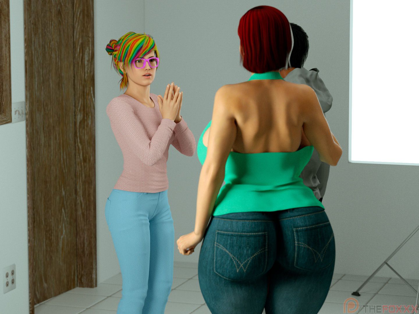 Extra Renderings [The FOXXX] UNEXPECTED JOB OPPORTUNITY I – page 18