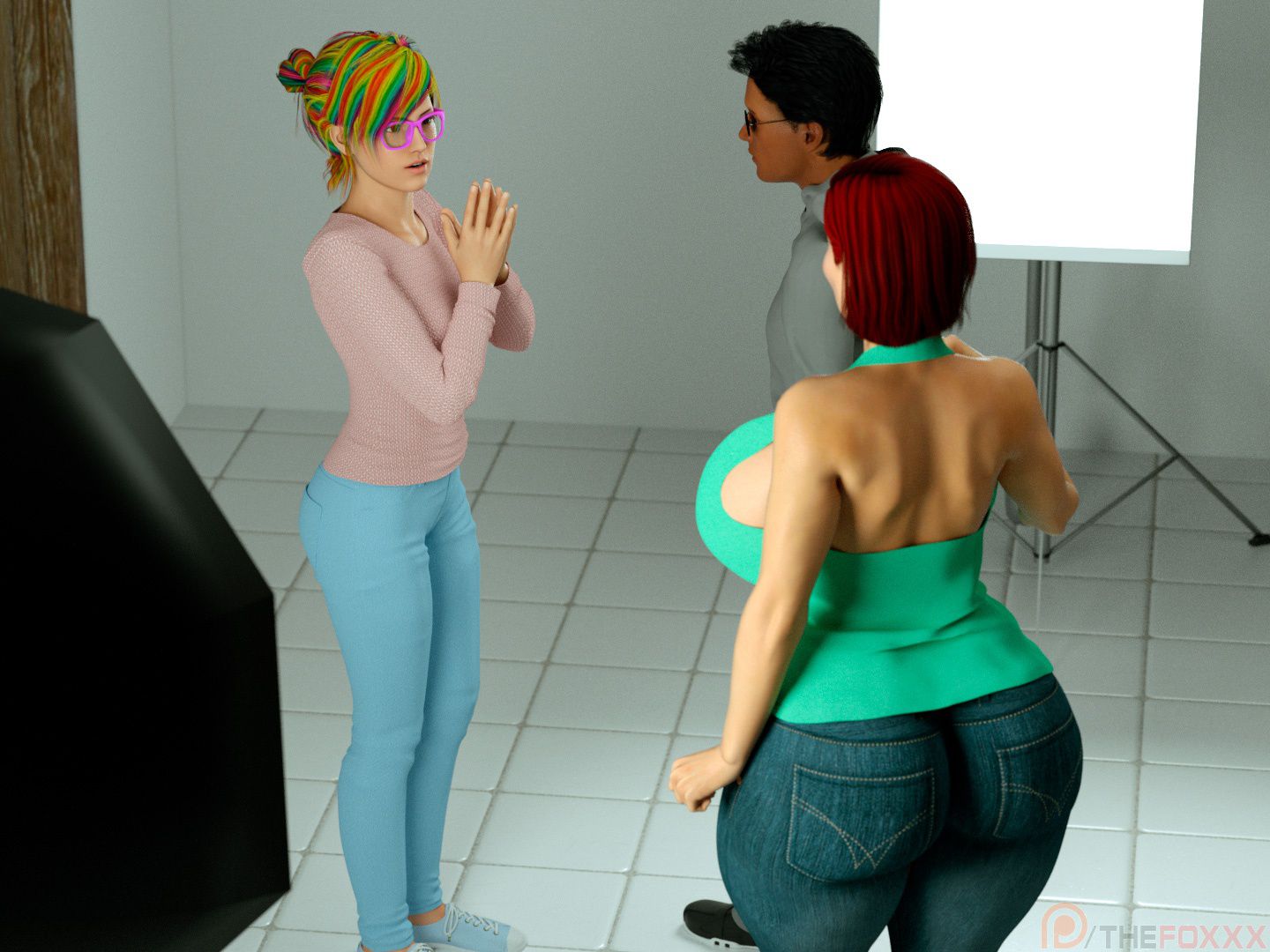 Extra Renderings [The FOXXX] UNEXPECTED JOB OPPORTUNITY I – page 19