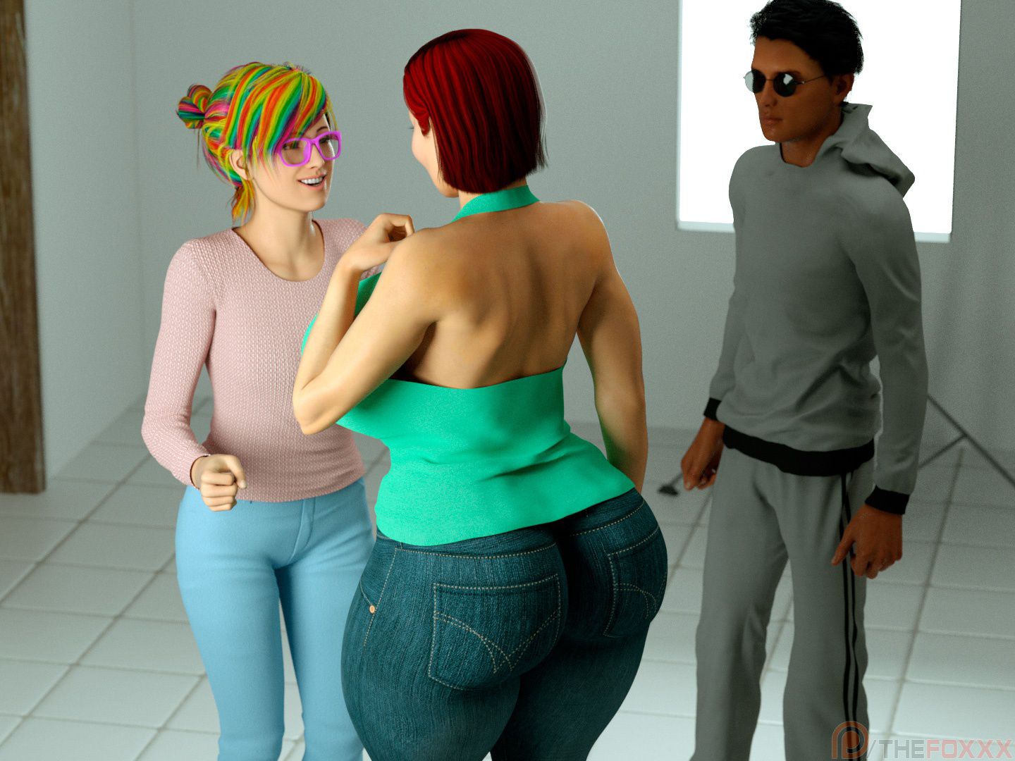 Extra Renderings [The FOXXX] UNEXPECTED JOB OPPORTUNITY I – page 37