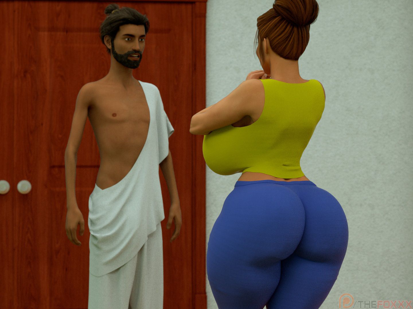 Extra Renderings [The FOXXX] NAKED YOGA LESSONS I – page 11