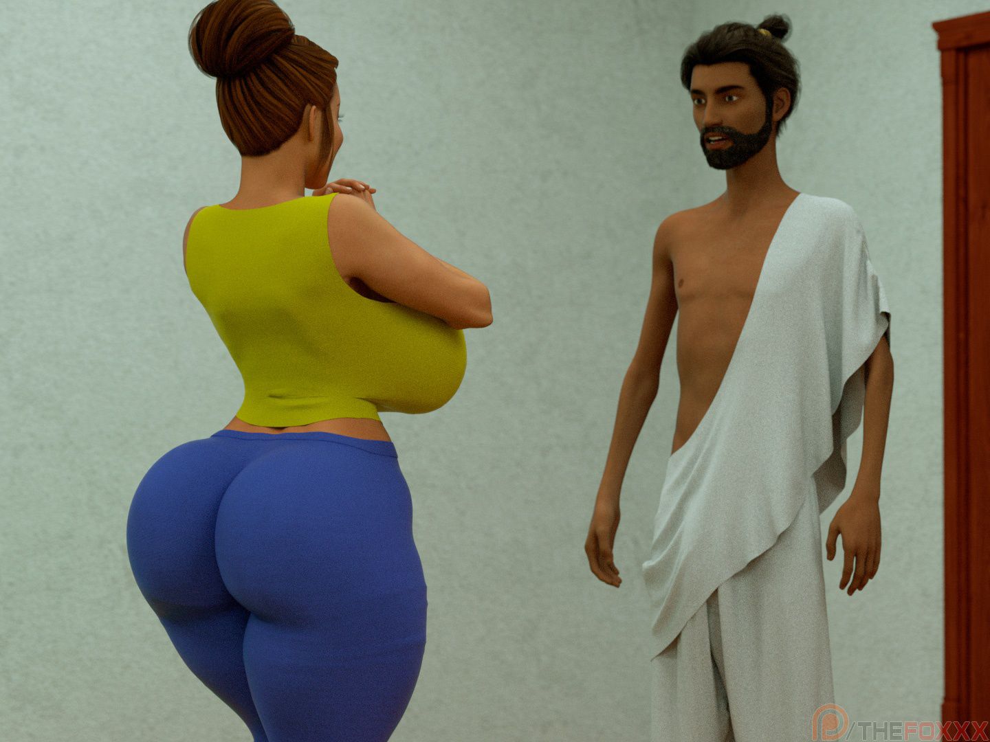 Extra Renderings [The FOXXX] NAKED YOGA LESSONS I – page 12