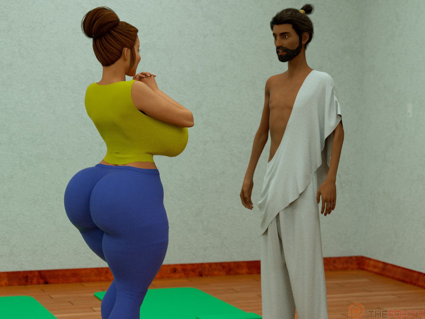Extra Renderings [The FOXXX] NAKED YOGA LESSONS I – page 17