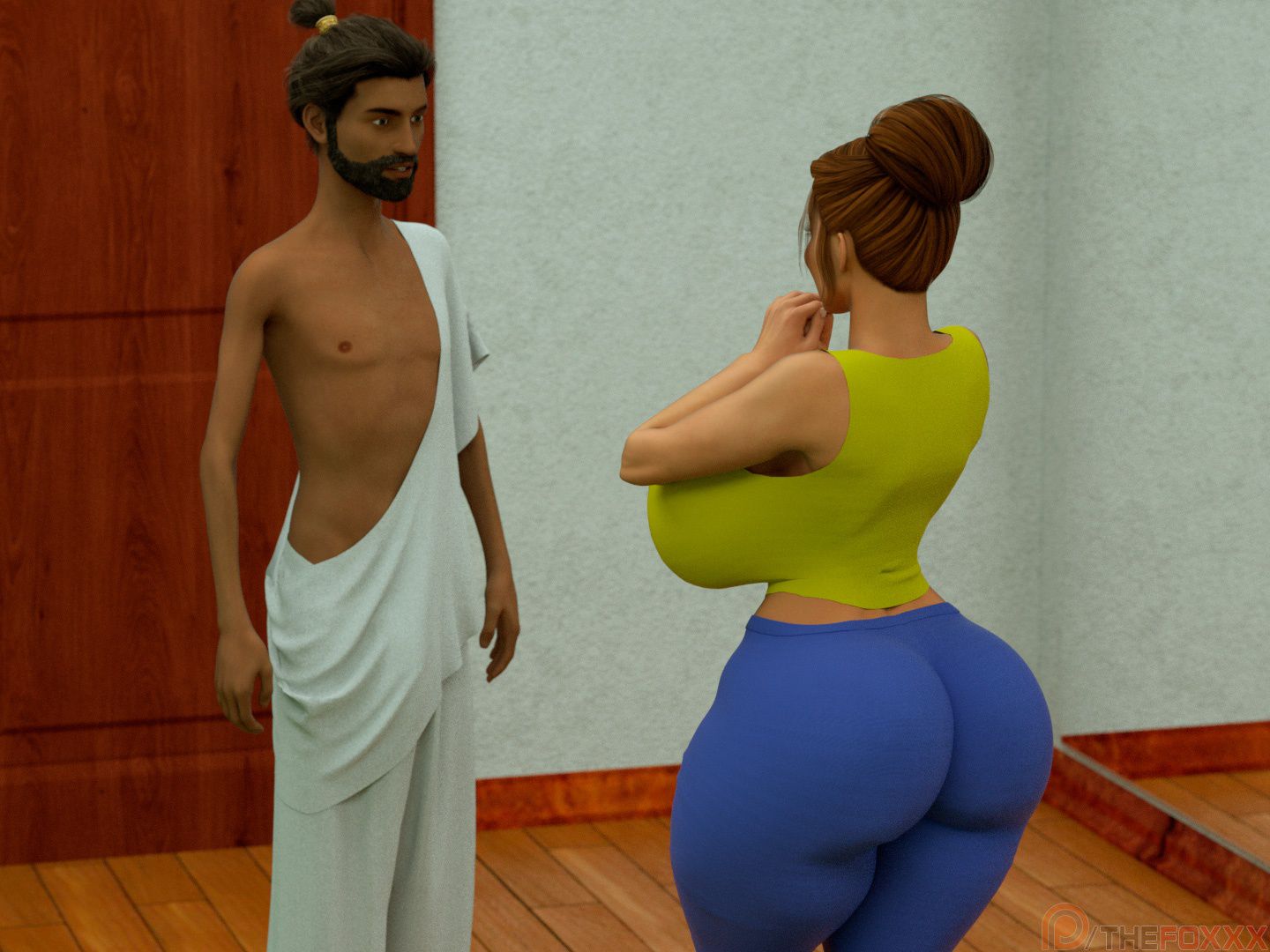 Extra Renderings [The FOXXX] NAKED YOGA LESSONS I – page 19