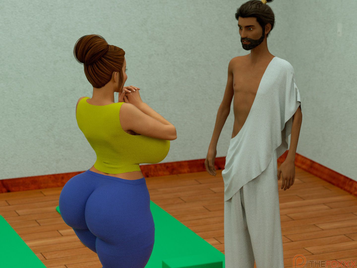 Extra Renderings [The FOXXX] NAKED YOGA LESSONS I – page 20