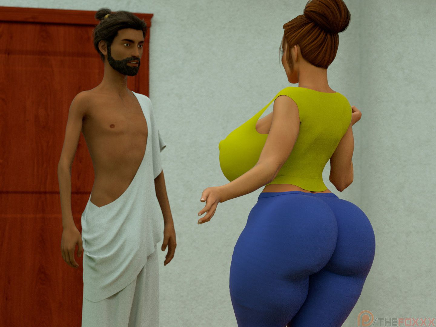Extra Renderings [The FOXXX] NAKED YOGA LESSONS I – page 23