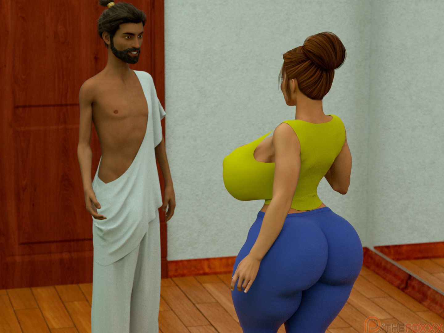 Extra Renderings [The FOXXX] NAKED YOGA LESSONS I – page 24