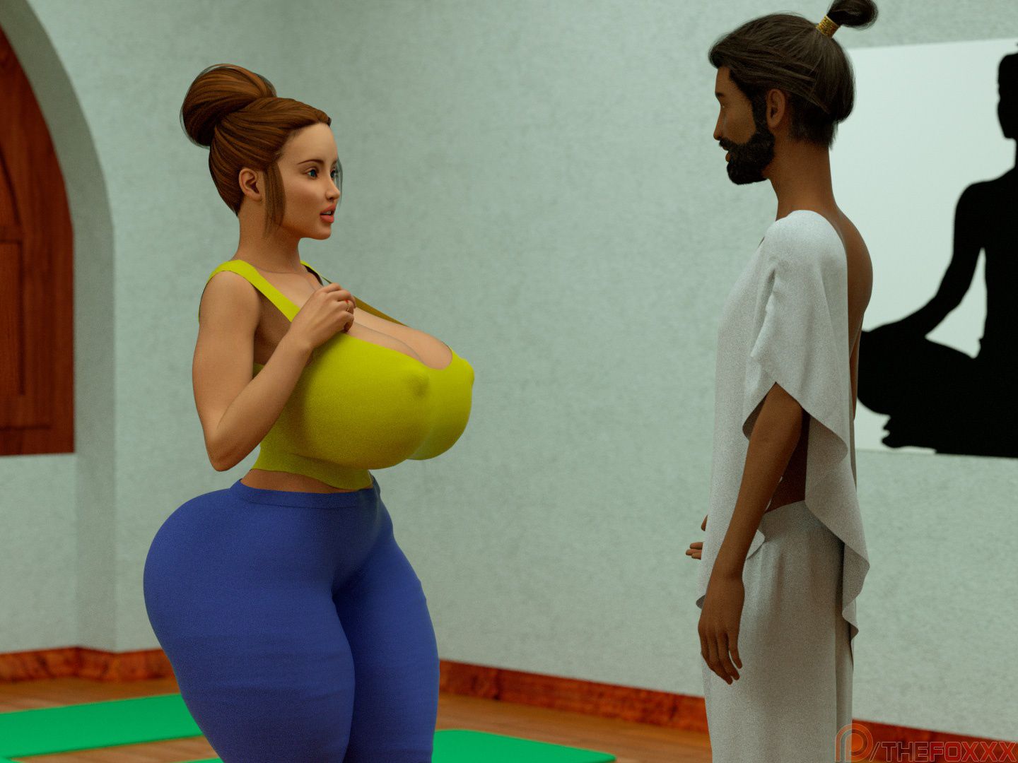 Extra Renderings [The FOXXX] NAKED YOGA LESSONS I – page 25