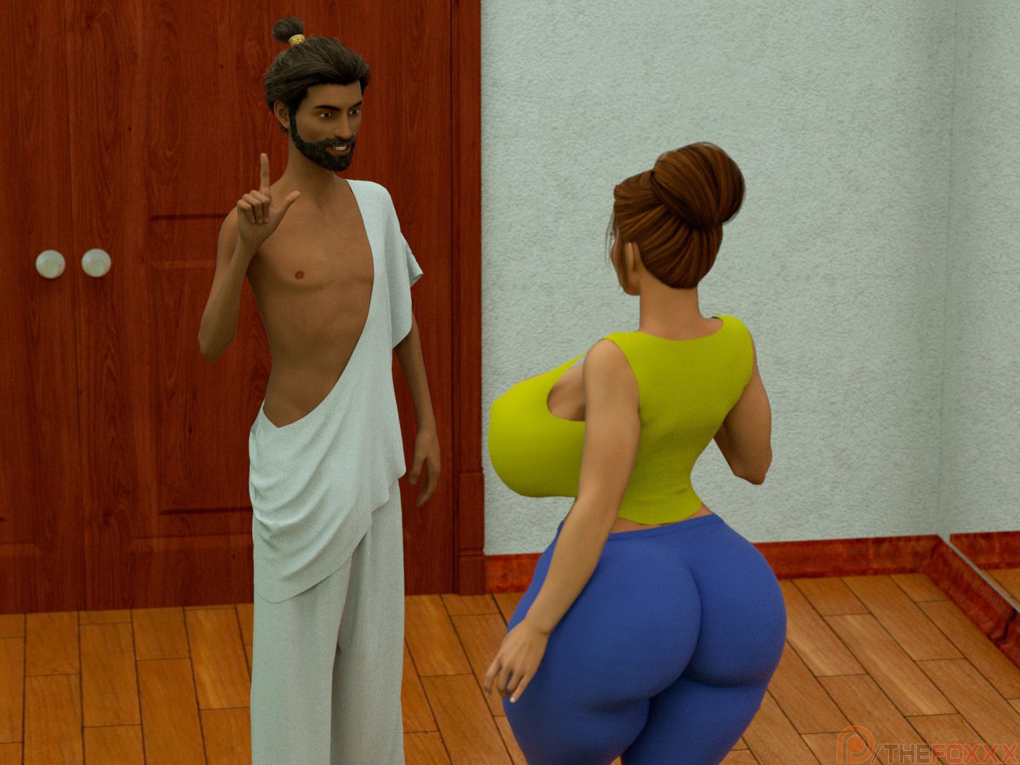 Extra Renderings [The FOXXX] NAKED YOGA LESSONS I – page 26