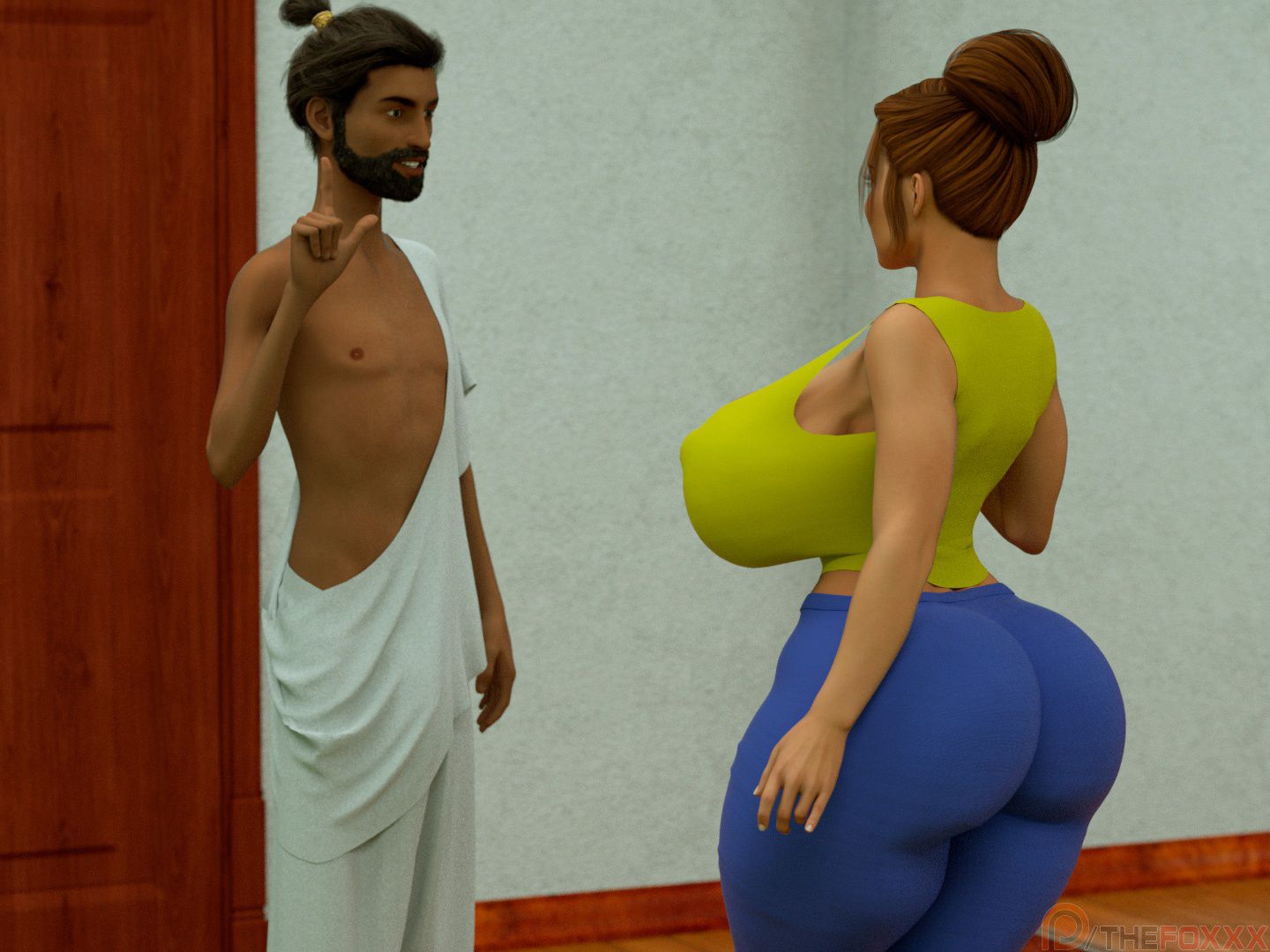 Extra Renderings [The FOXXX] NAKED YOGA LESSONS I – page 27