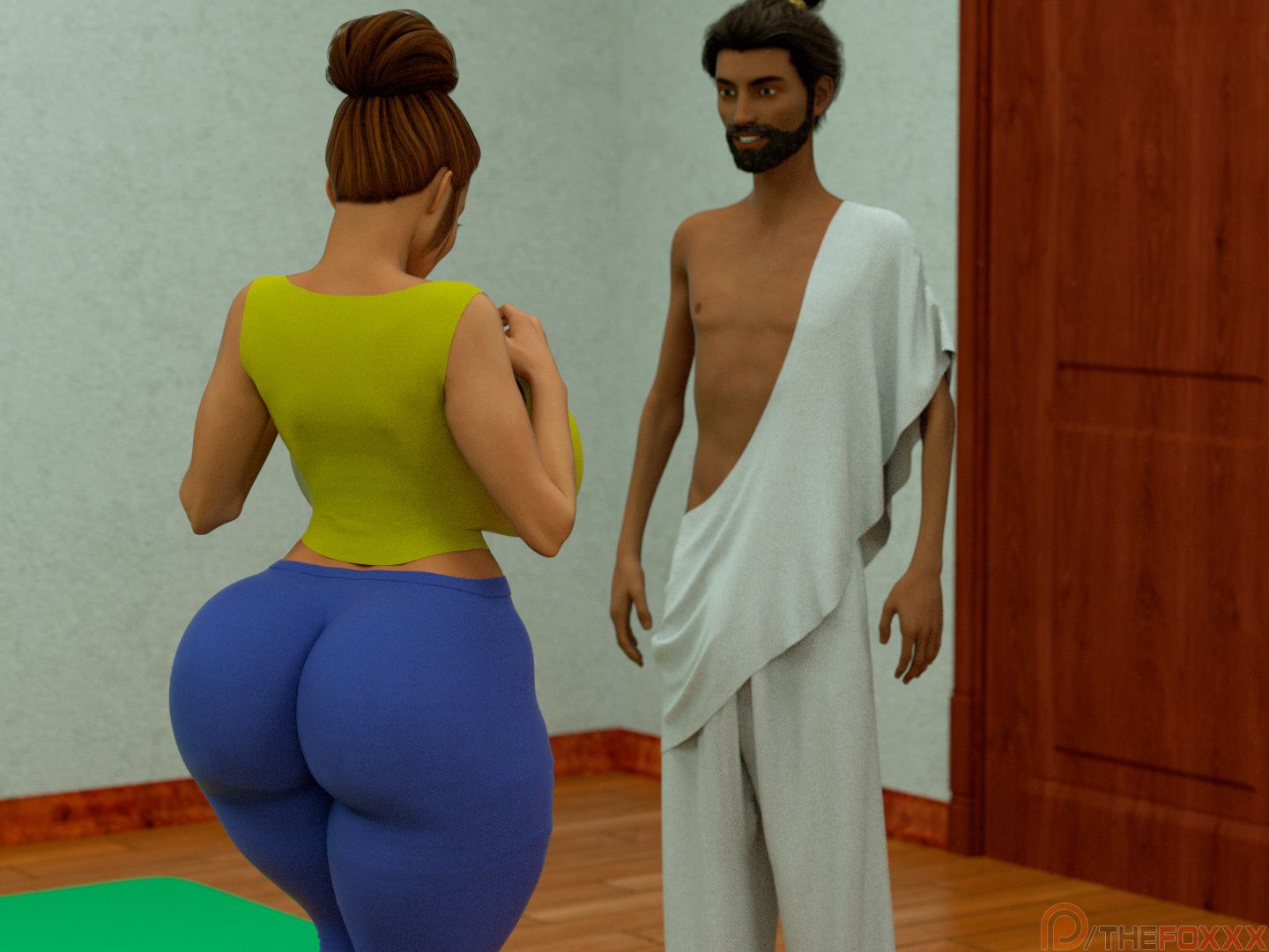 Extra Renderings [The FOXXX] NAKED YOGA LESSONS I – page 31