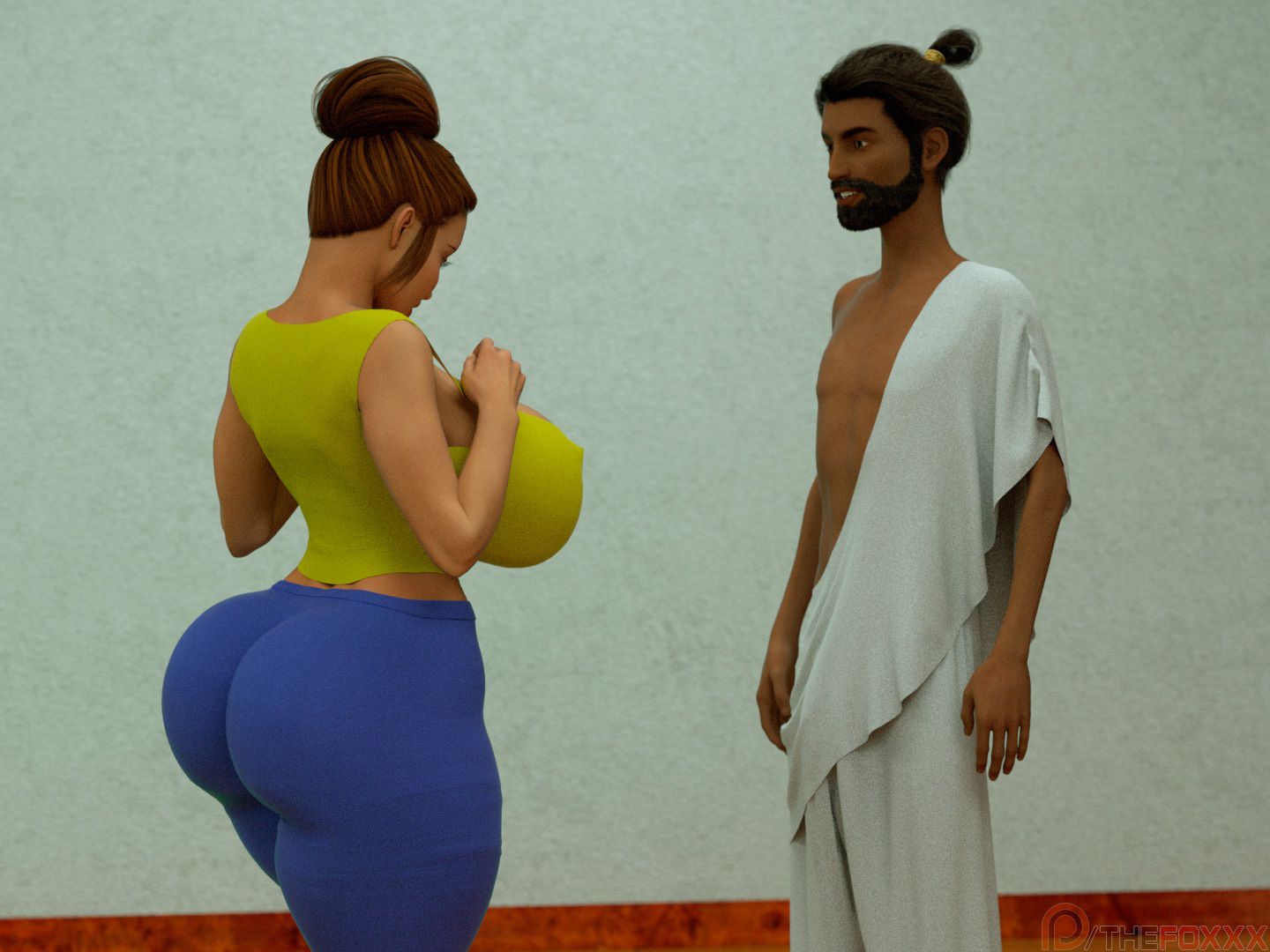 Extra Renderings [The FOXXX] NAKED YOGA LESSONS I – page 32