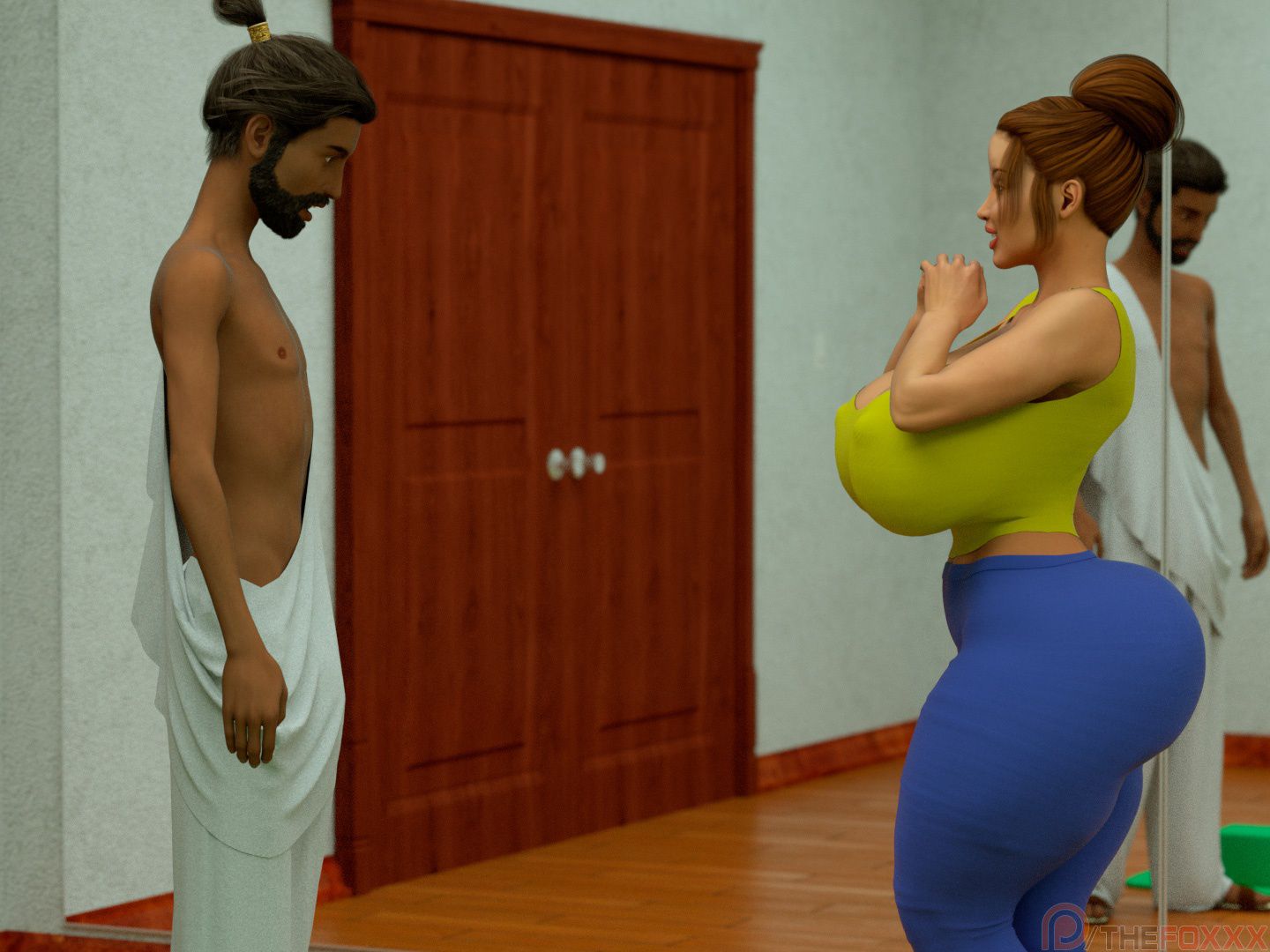 Extra Renderings [The FOXXX] NAKED YOGA LESSONS I – page 9