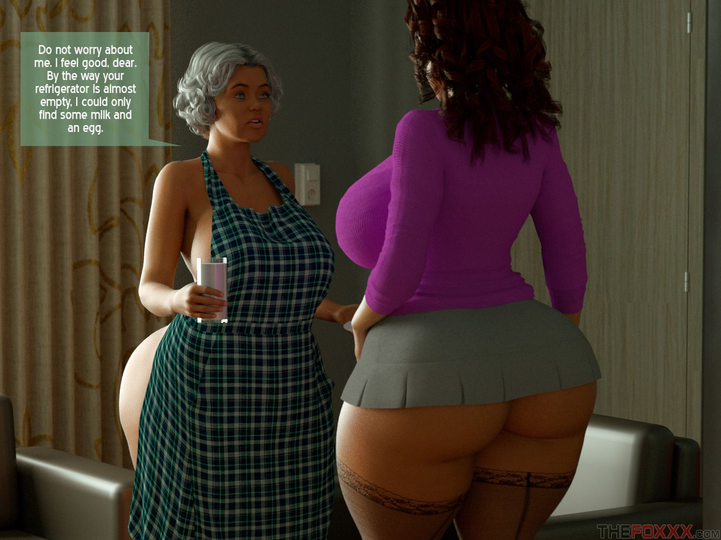 Vixensville Canon Story [The FOXXX] Episode 2 - Grandma Pays The Rent - [The FOXXX] – page 8
