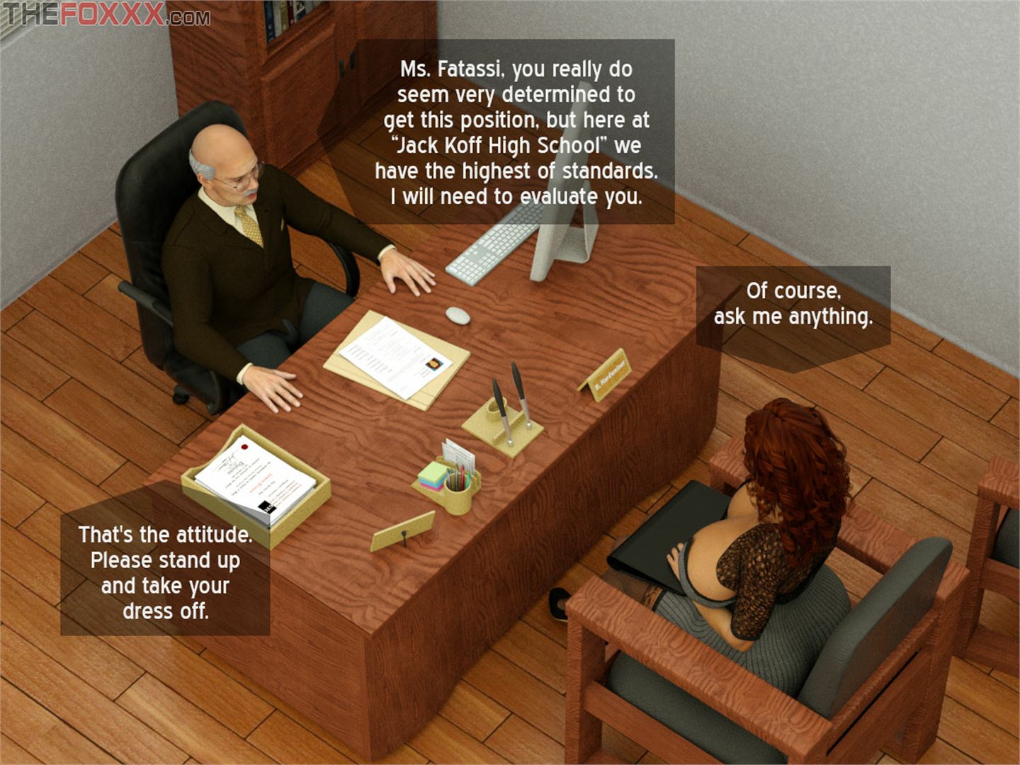Vixensville Canon Story [The FOXXX] Episode 14 - Azalea's Job Interview - [The FOXXX] – page 9
