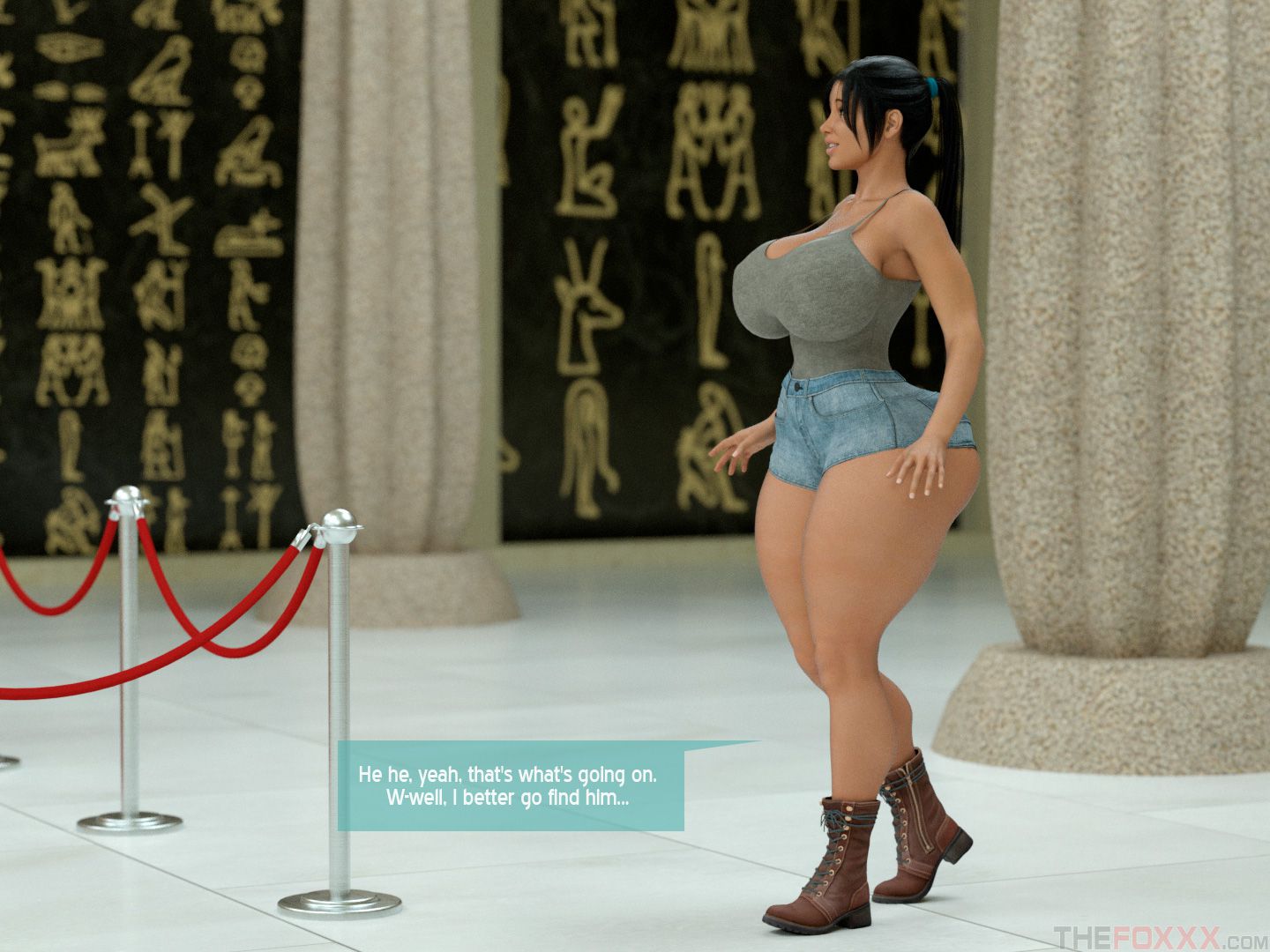 Vixensville Canon Story [The FOXXX] Episode 13 - A Horny Mummy In The Museum - [The FOXXX] – page 13