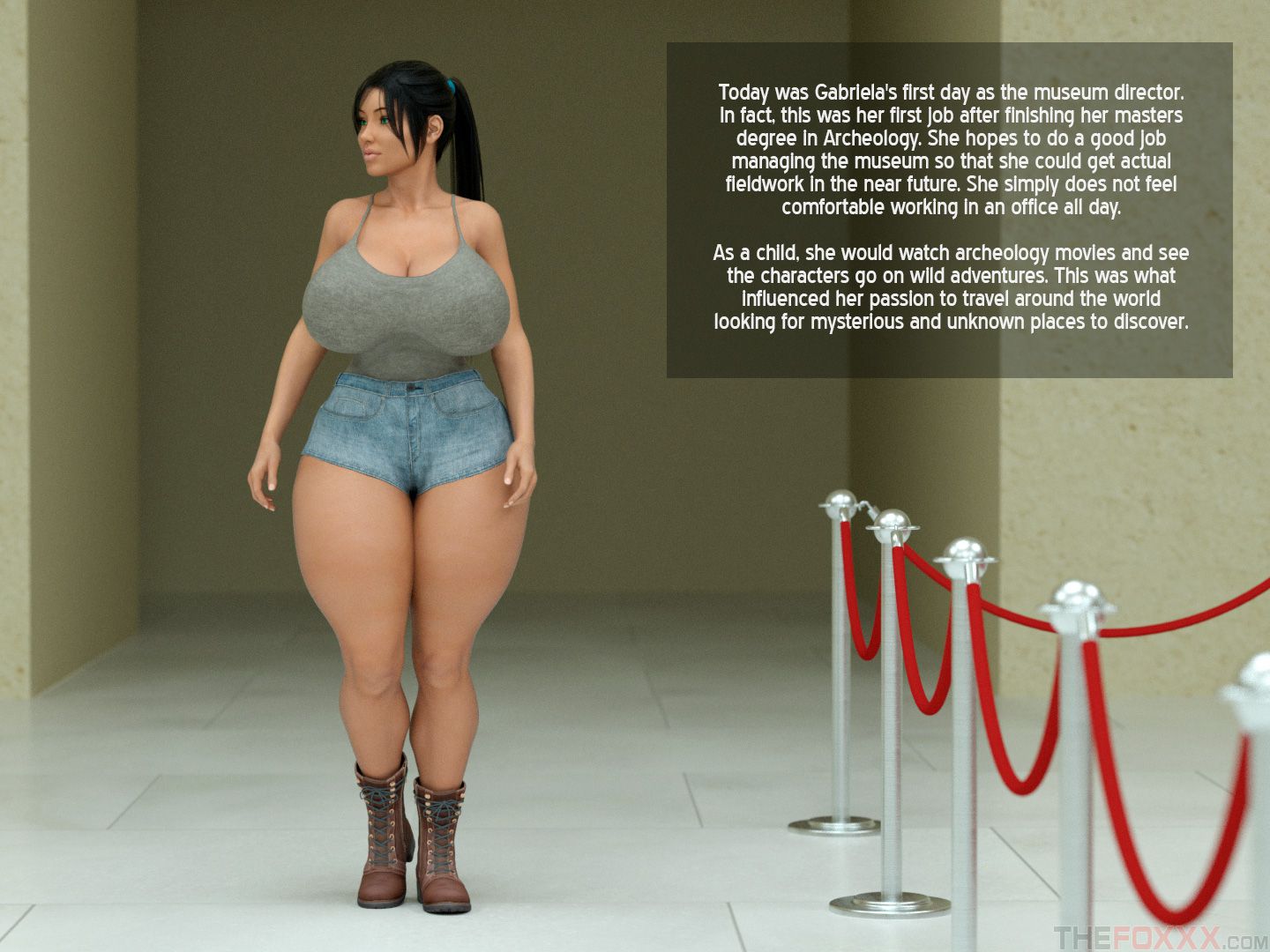 Vixensville Canon Story [The FOXXX] Episode 13 - A Horny Mummy In The Museum - [The FOXXX] – page 2